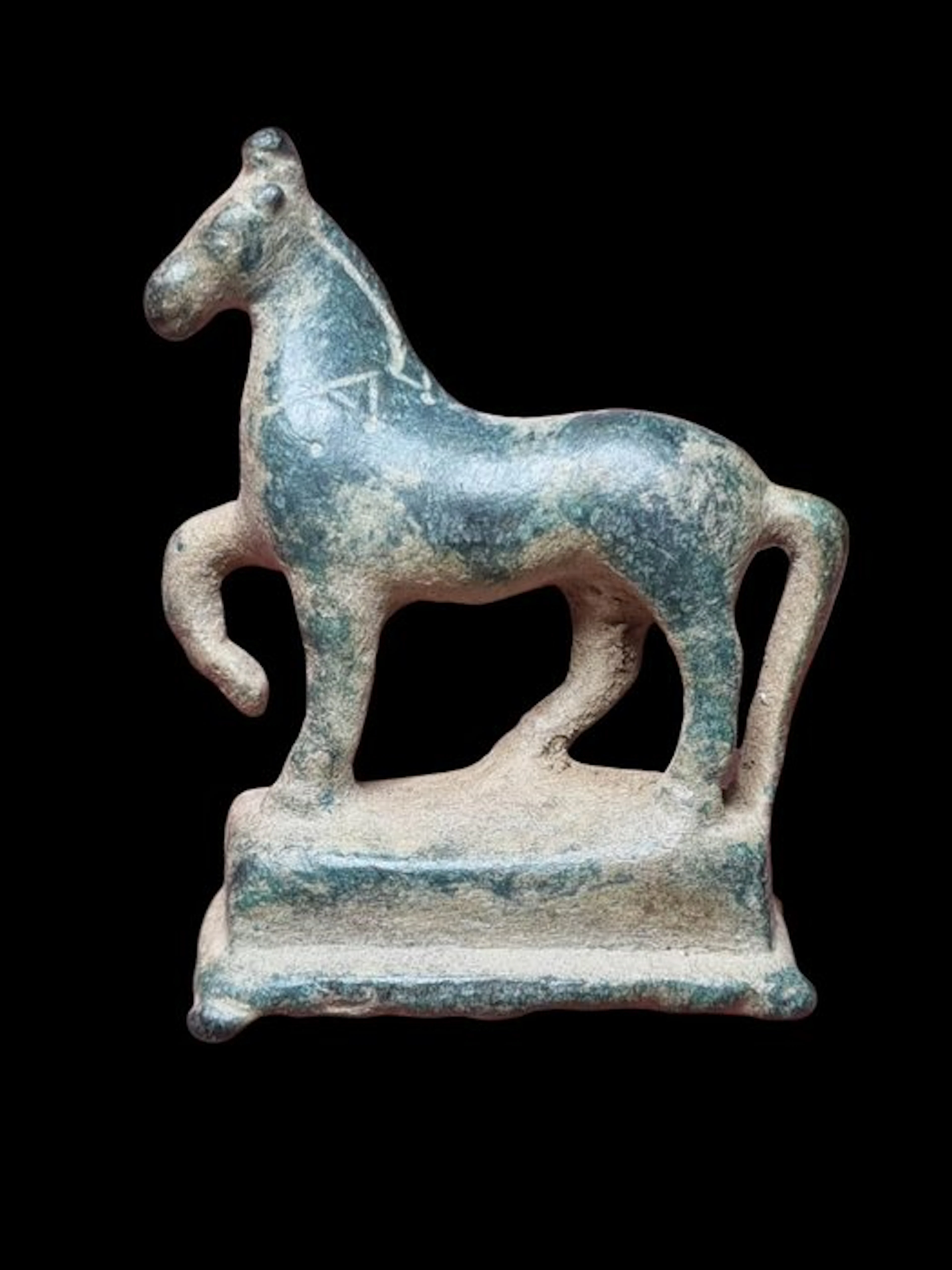 Ancient Roman Bronze Stunning Horse Statue