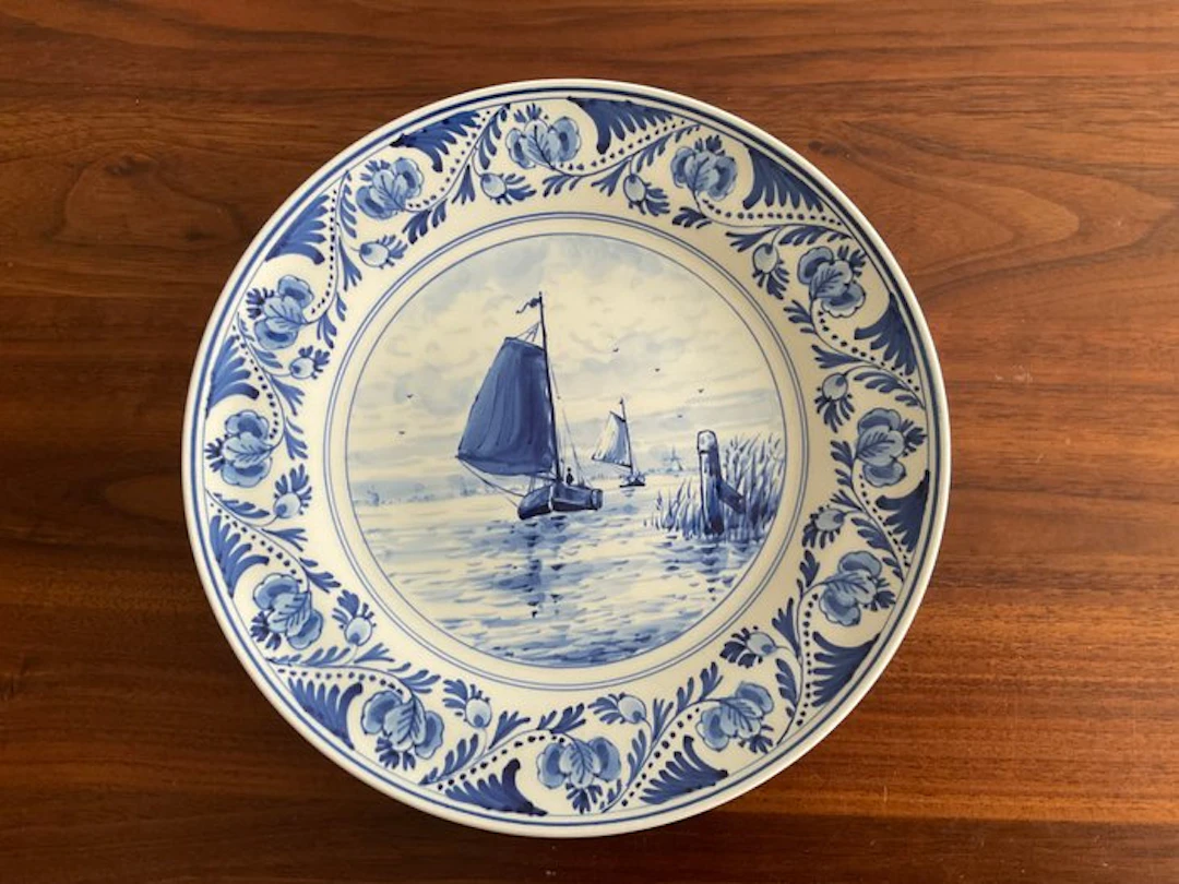 De Porceleyne Fles, Delft - Wall plate - Pottery