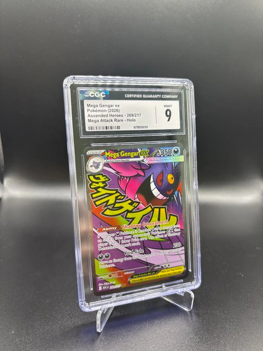 Pokémon - 1 Graded card - Mega Gengar ex 269/217 Ascended...
