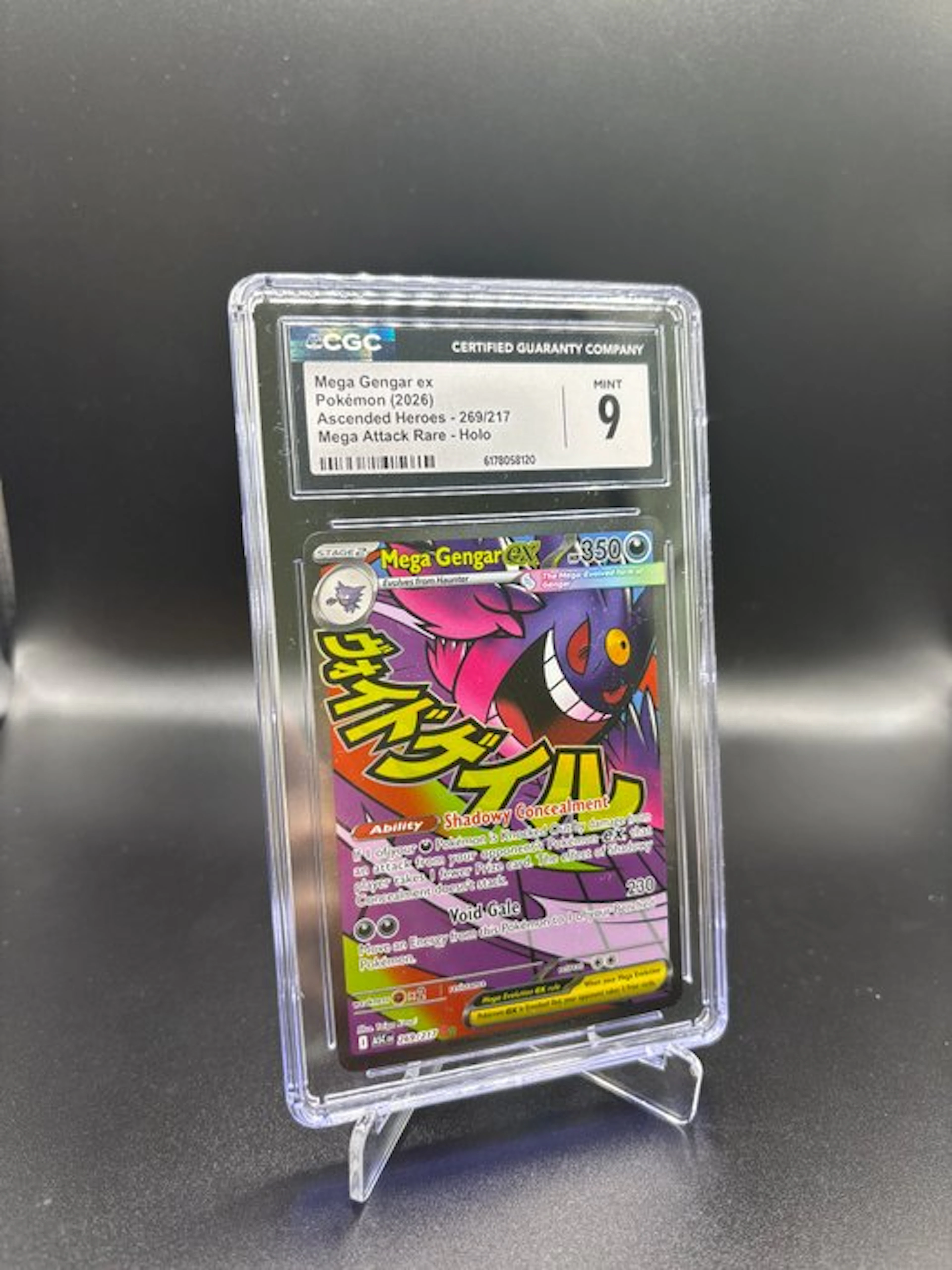 Pokémon - 1 Graded card - Mega Gengar ex 269/217 Ascended...