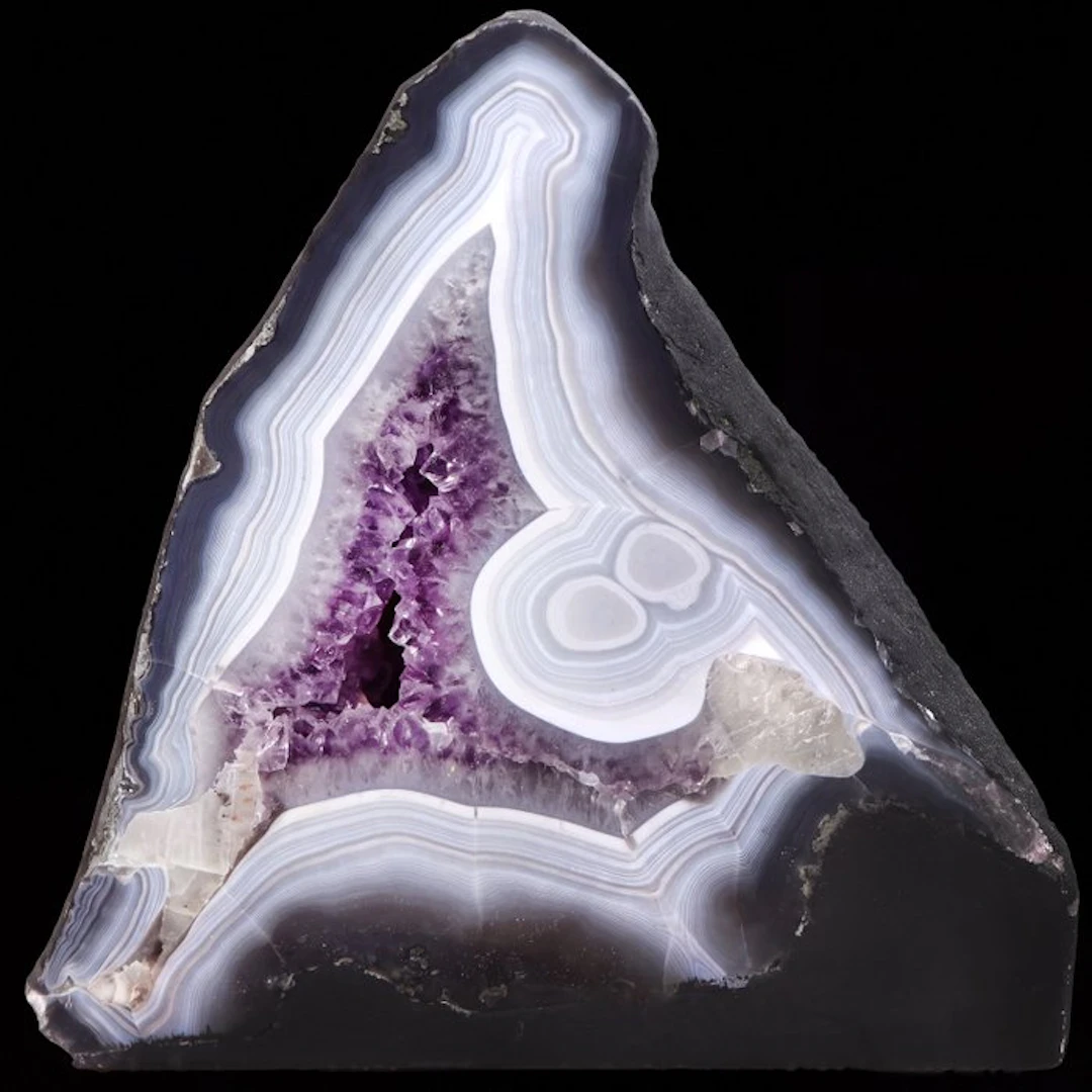 Amethyst & Agate - Geode - 26x26x16 cm- 8.4 kg