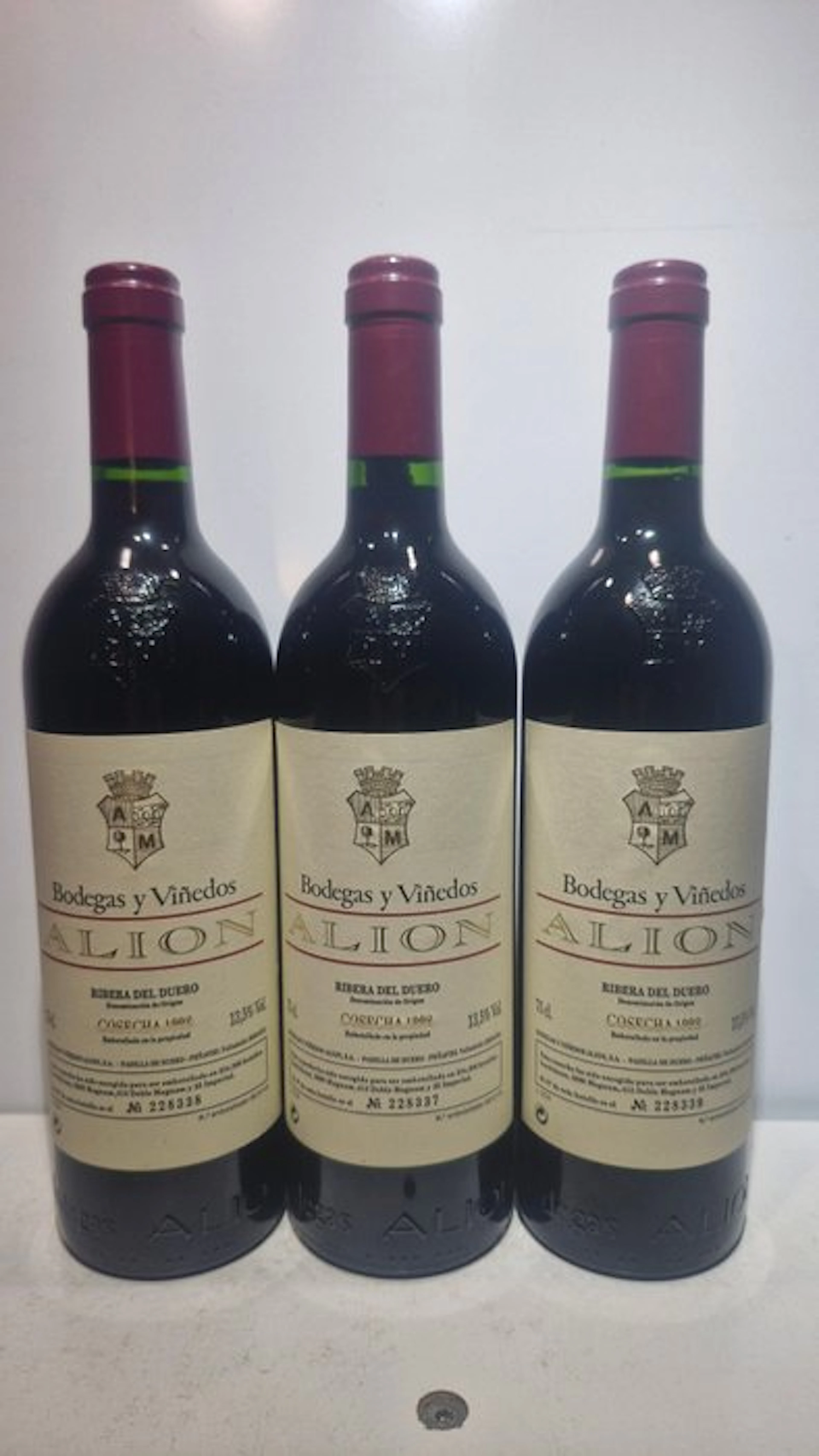 1998 Bodegas y Vinedos Alion - Ribera del Duero - 3 Bottles (0.75L)