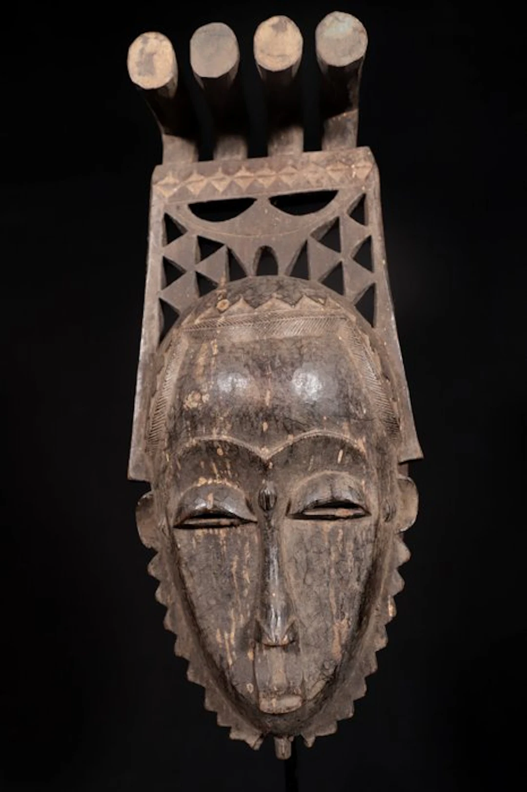 Dance mask - Yaure Mask - 31 cms - Côte d’Ivoire
