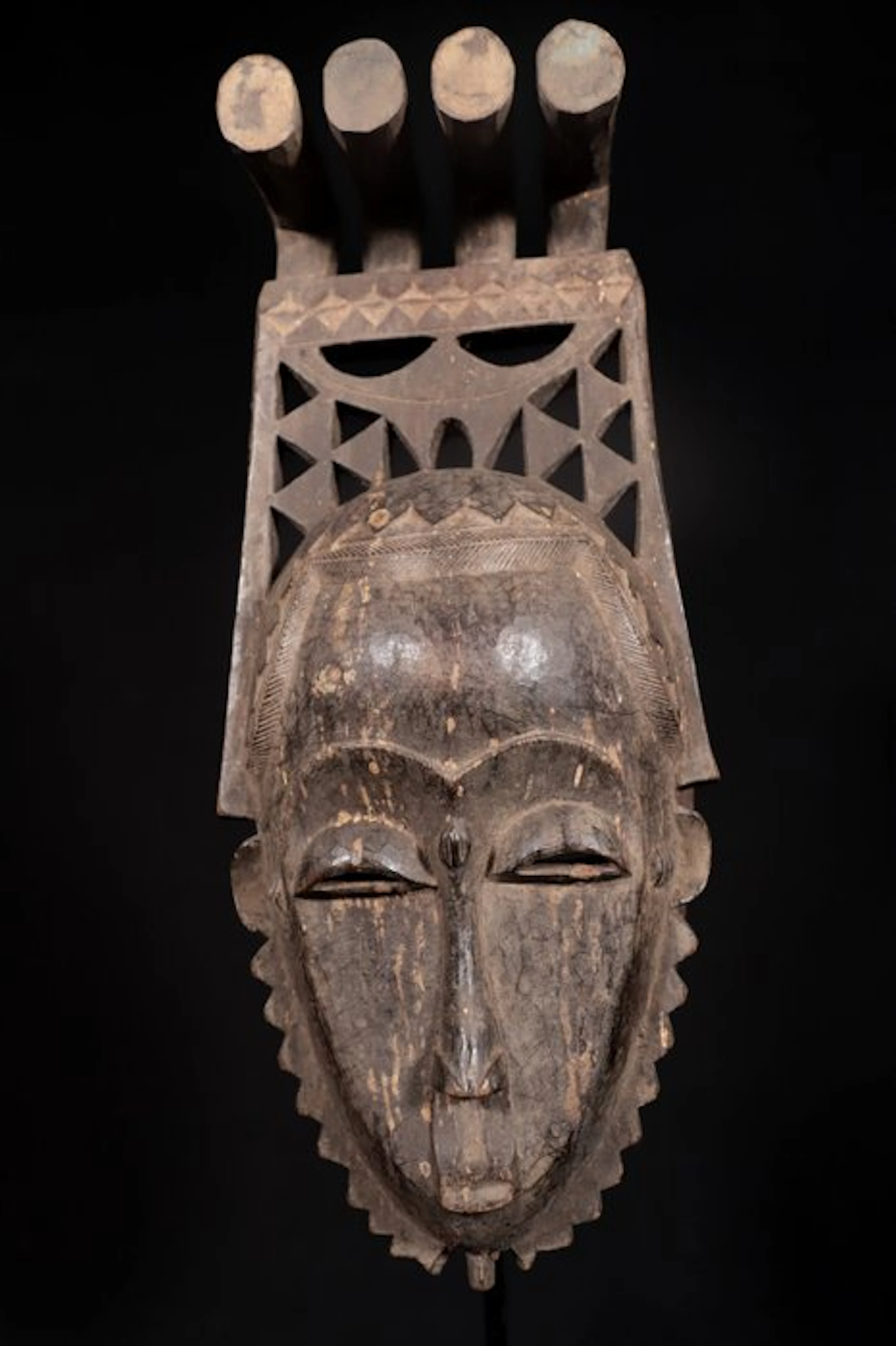 Dance mask - Yaure Mask - 31 cms - Côte d’Ivoire
