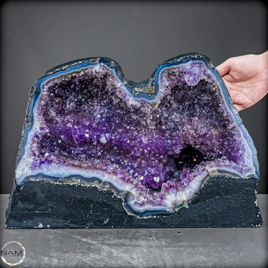 Natural amethyst crystal cathedral – deep purple collector's rarity- 17323.46 g
