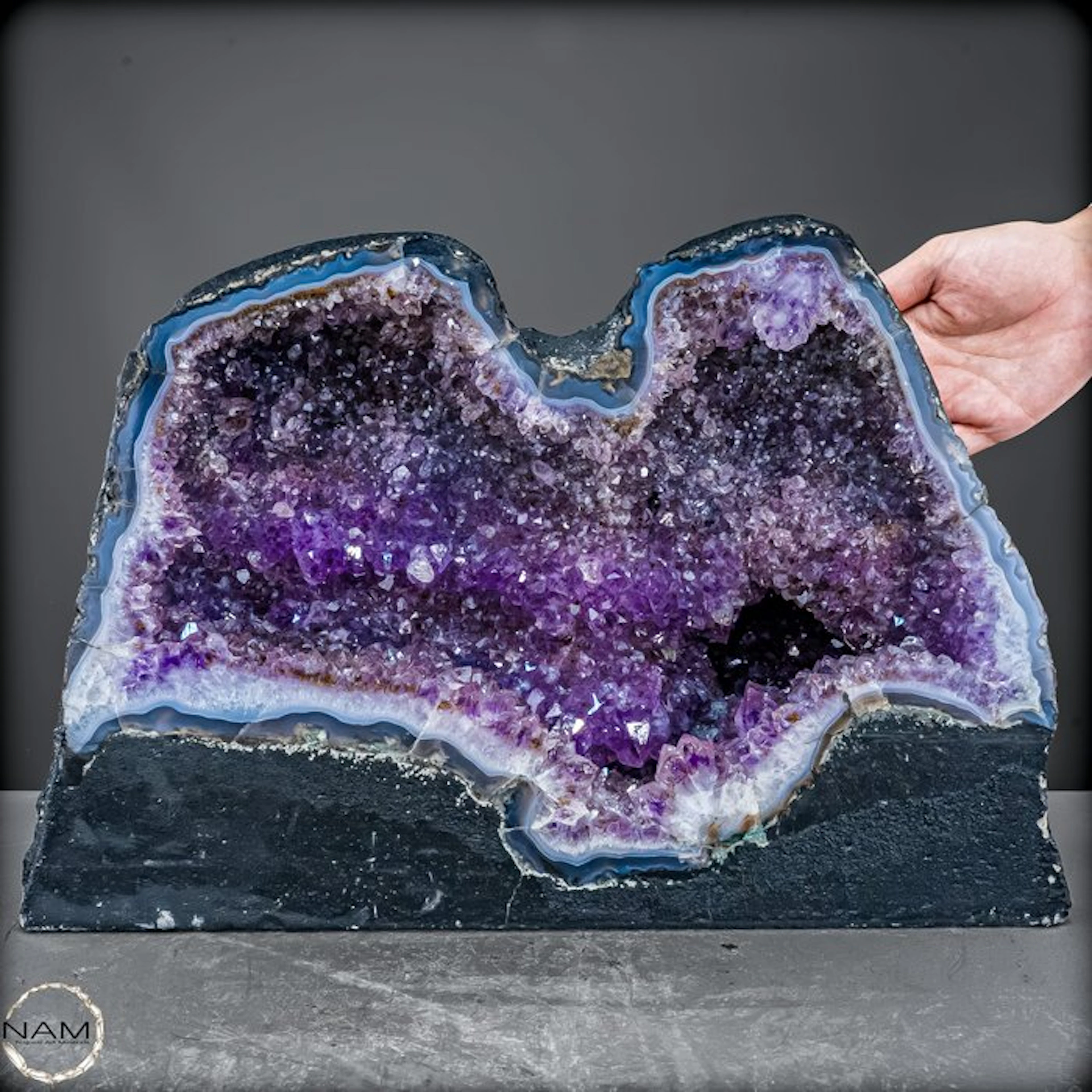 Natural amethyst crystal cathedral – deep purple collector's rarity- 17323.46 g
