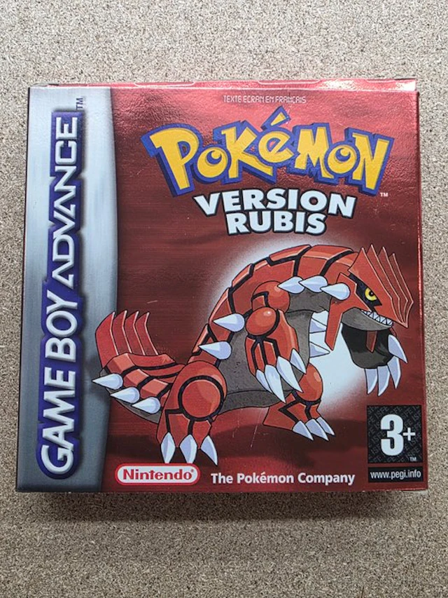 Nintendo - Gameboy Advance - Pokémon Ruby Version (EUR)...