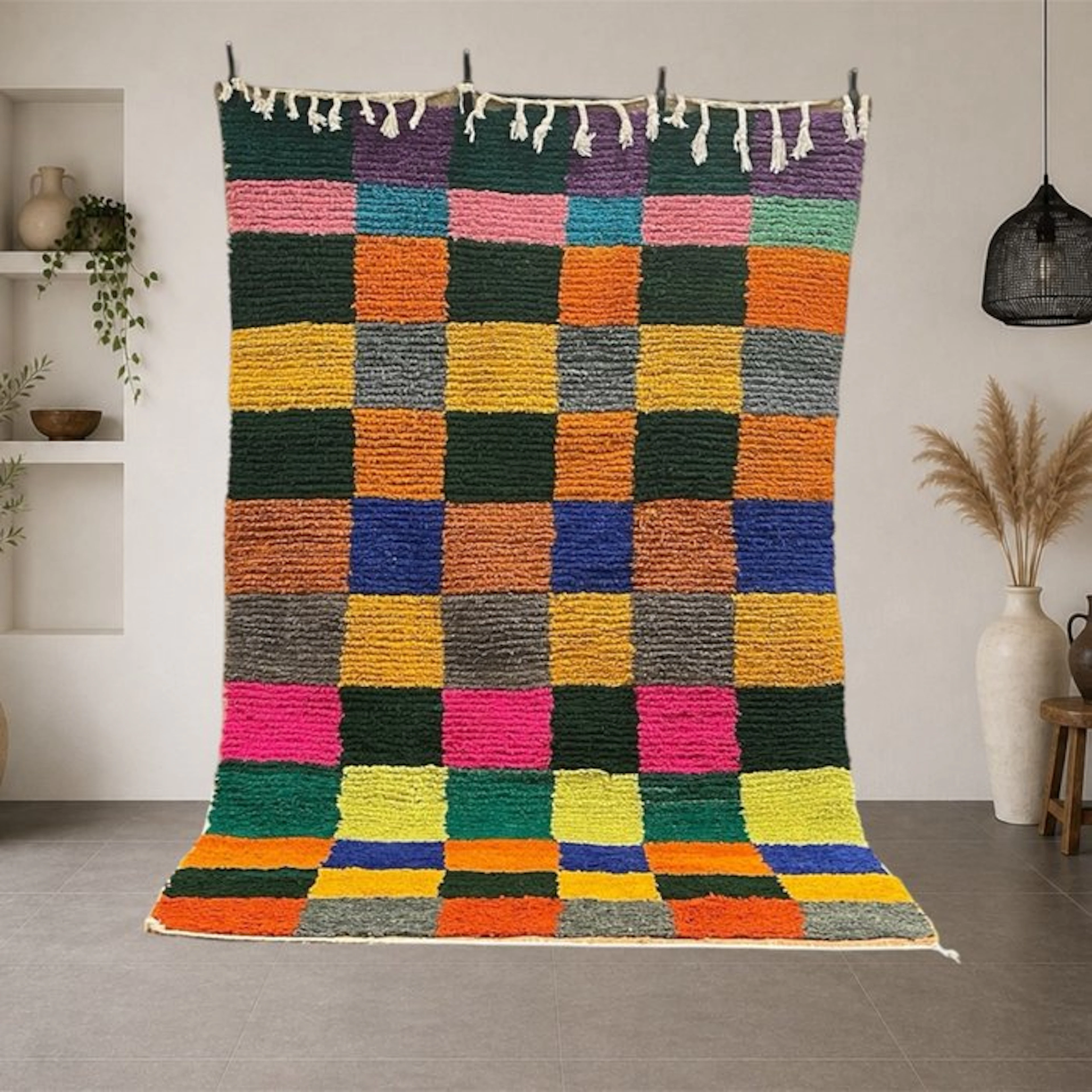Berber, Azilal Berber Rug for Contemporary Interiors - Carpet - 245 cm - 150 cm