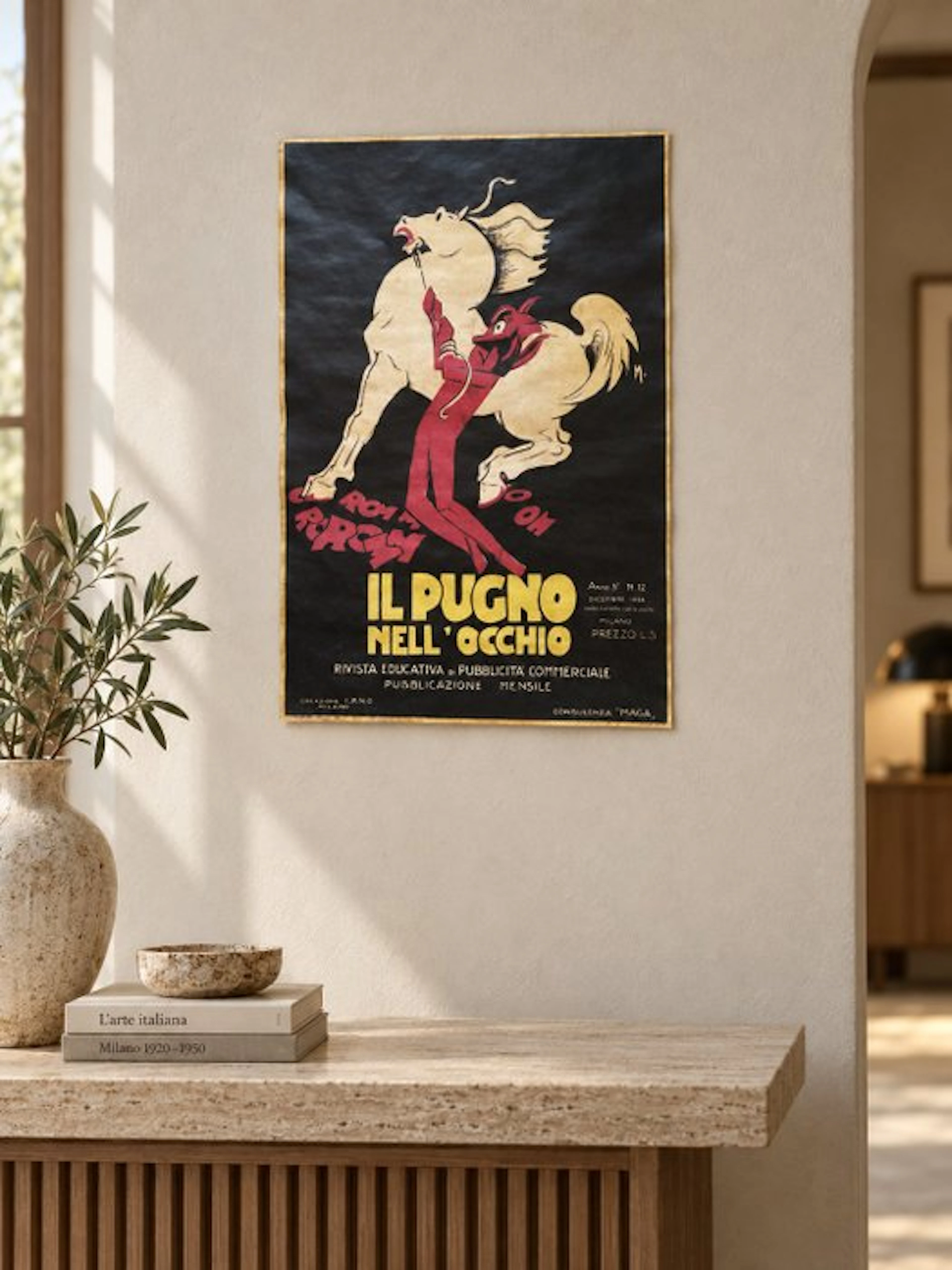 Anonymous - Il Pugno nell’Occhio – manifesto di grafica...
