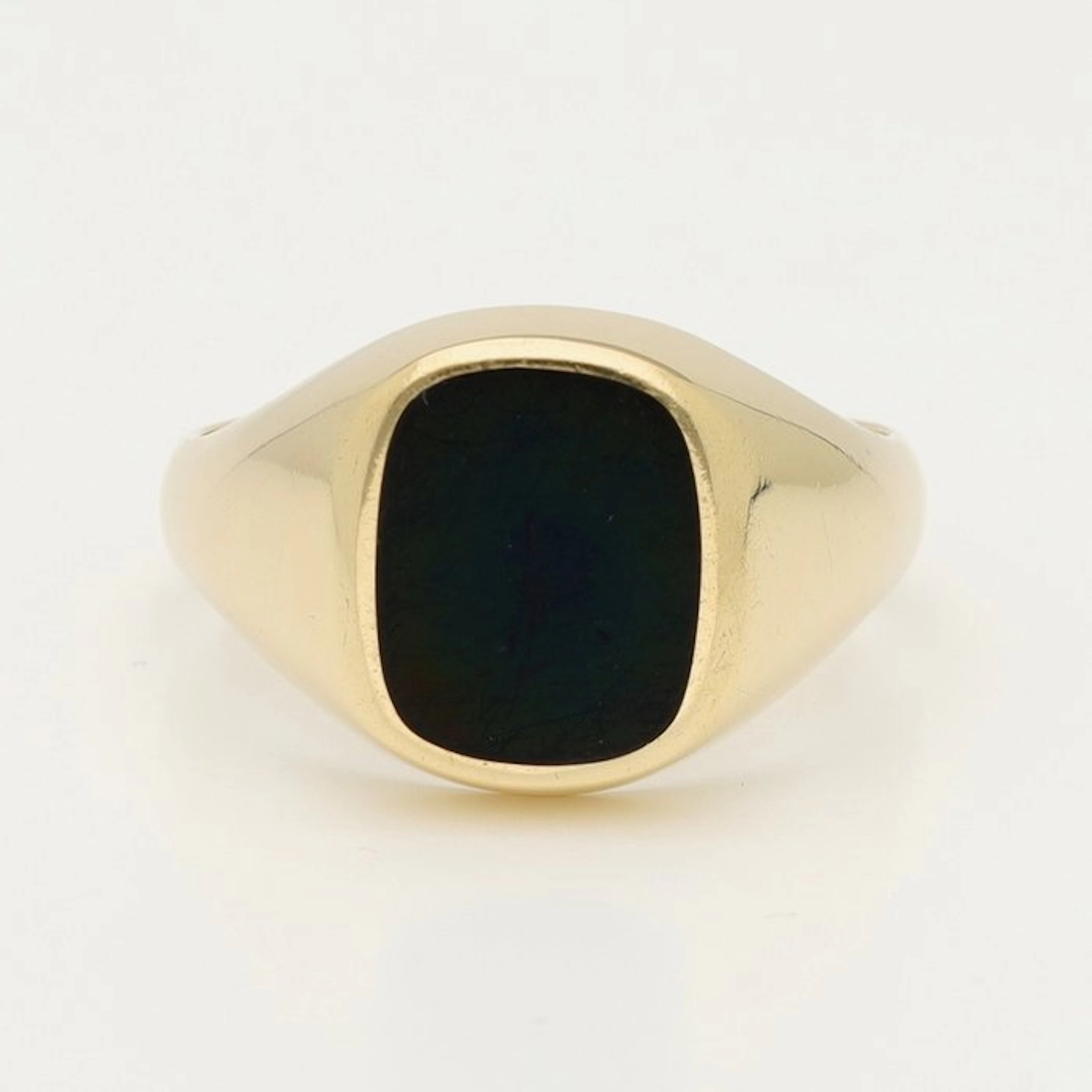Ring - 14 kt. Yellow gold - Onyx