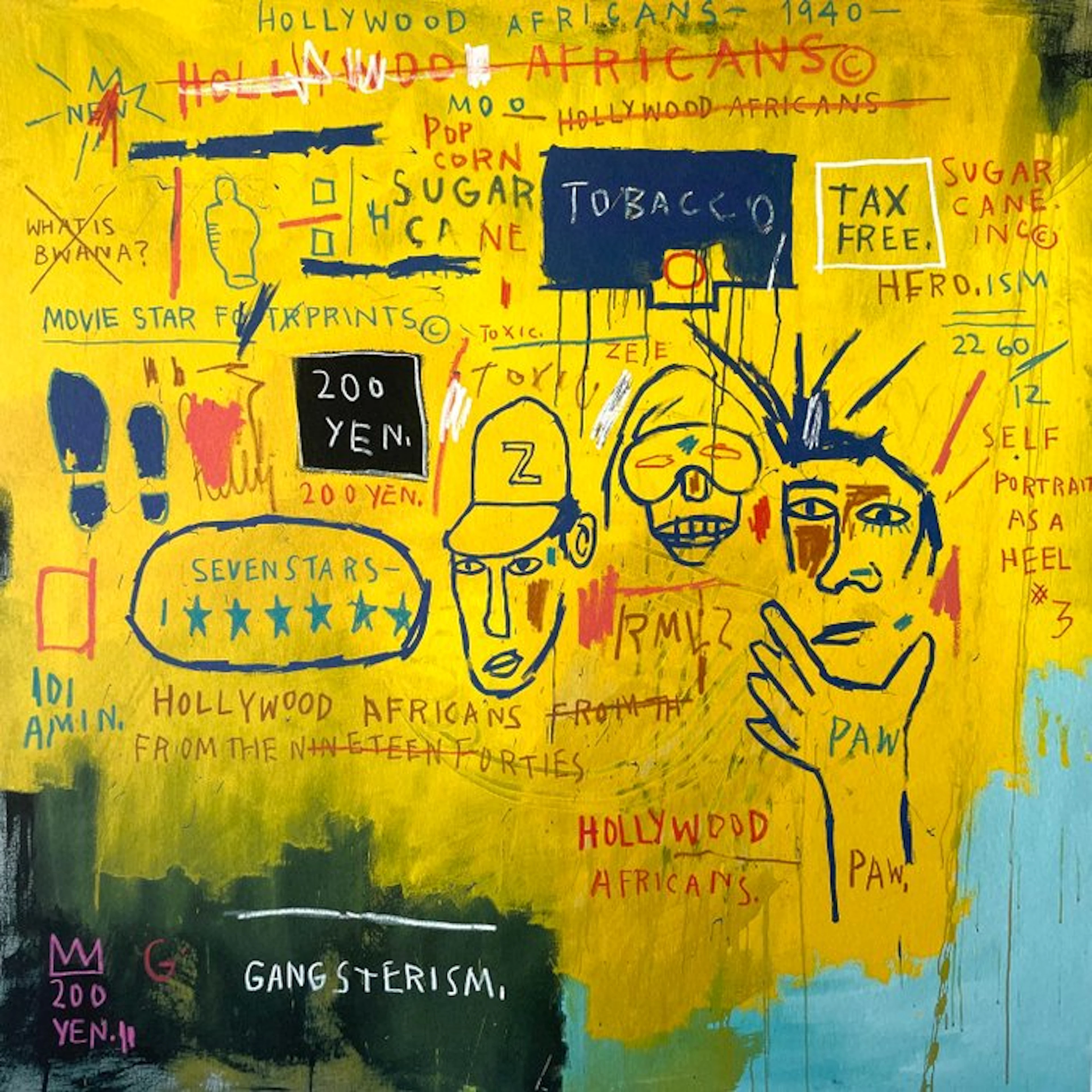 Jean-Michel Basquiat (1960-1988) - Hollywood Africans...