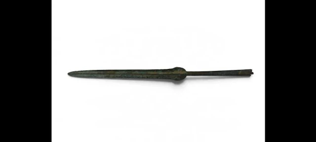 Late Bronze / Early Iron Age Decorated Bronze Socketed Spearhead