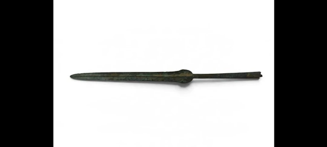 Late Bronze / Early Iron Age Decorated Bronze Socketed Spearhead