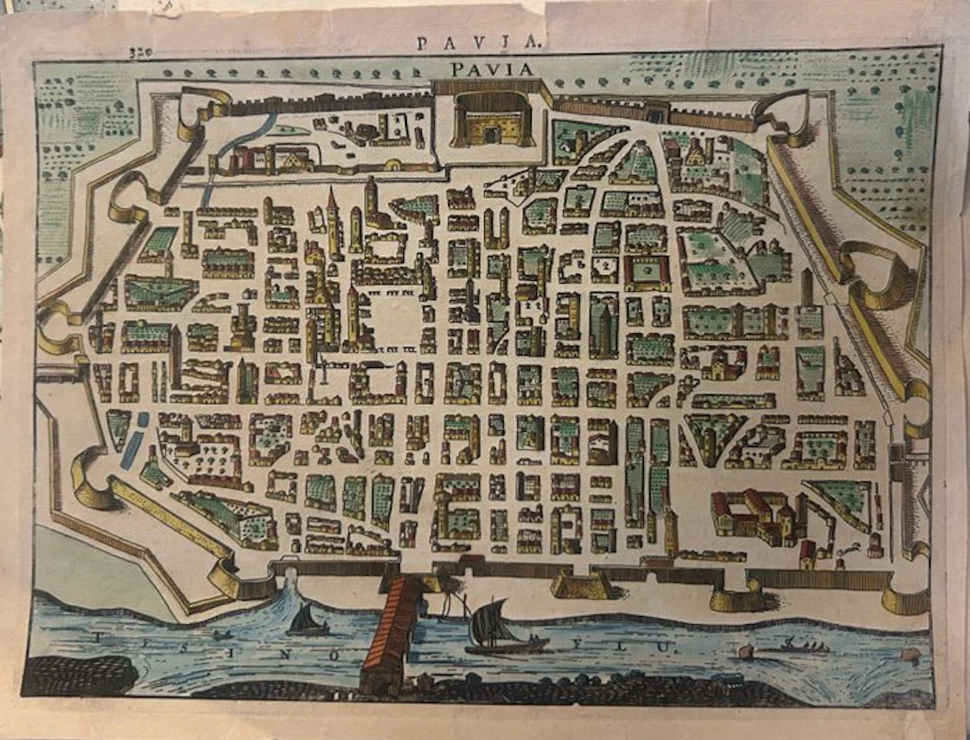 Italy - Lombardy/ Pavia; Jodocus Hondius il Giovane...