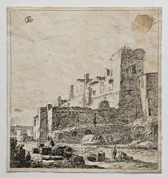 Thomas Wijck (1616–1677) - Marinai a riva al fiume