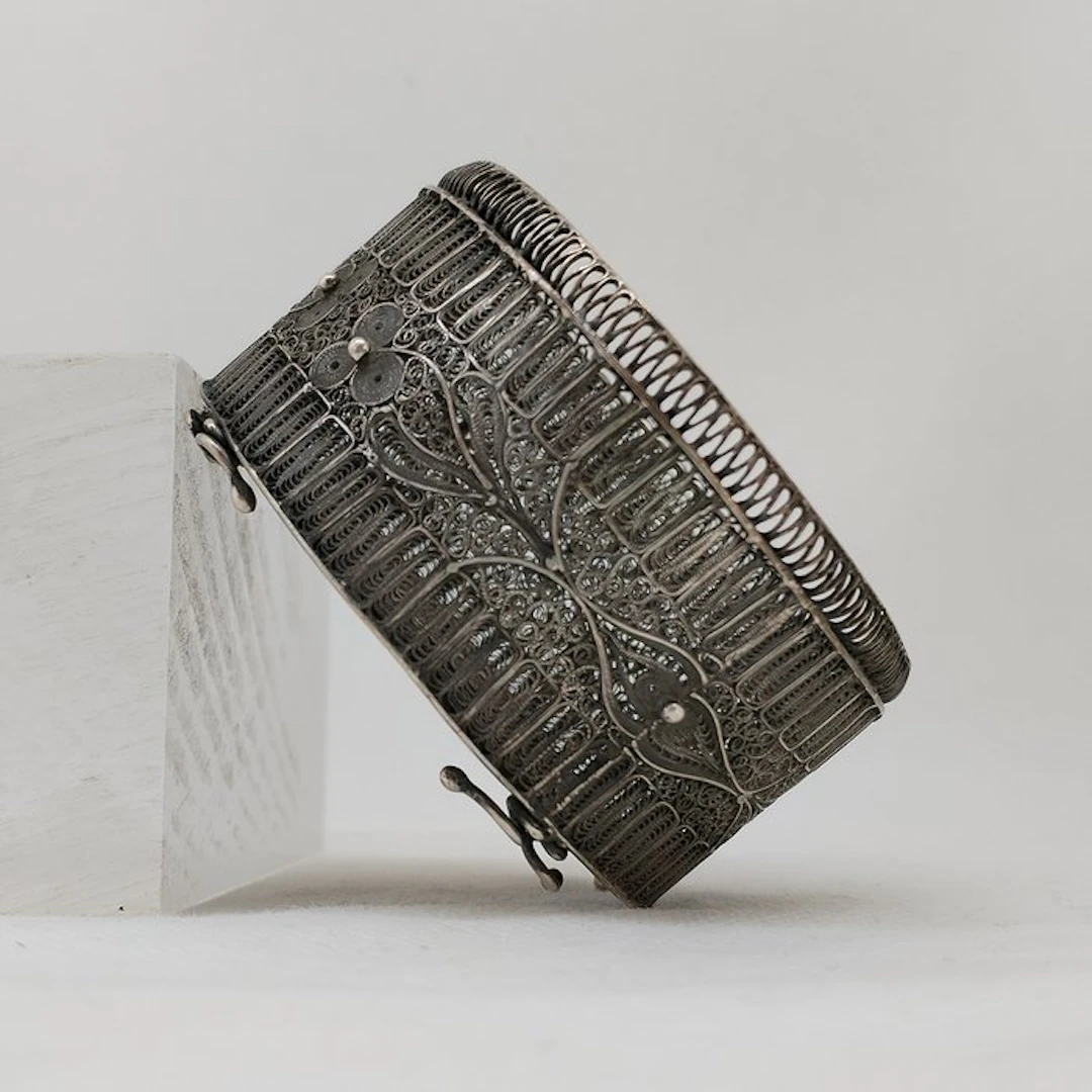 Coaster - Silver Filigree