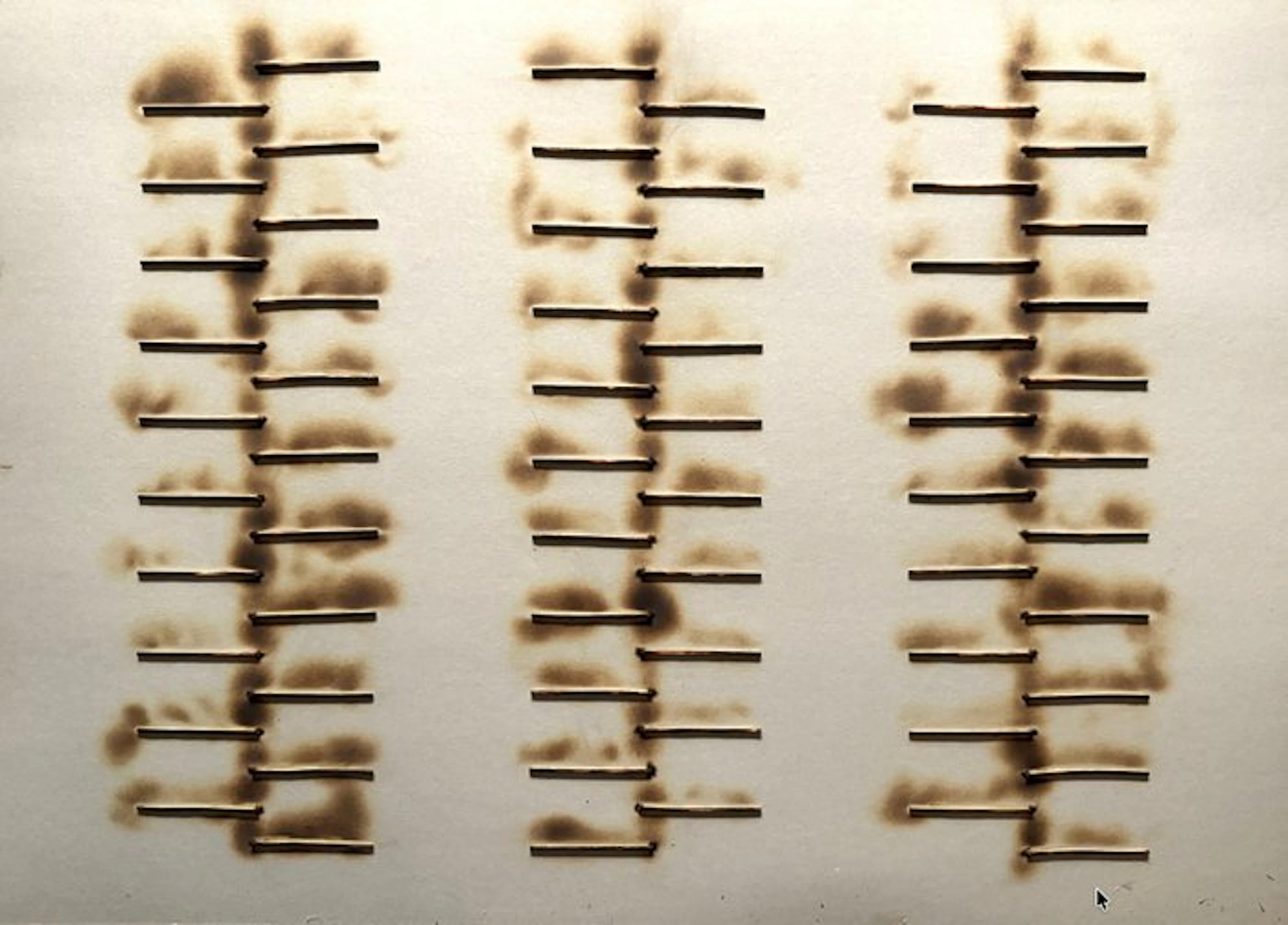 Bernard Aubertin (1934-2015) - Dessin de feu - XXL - 1974