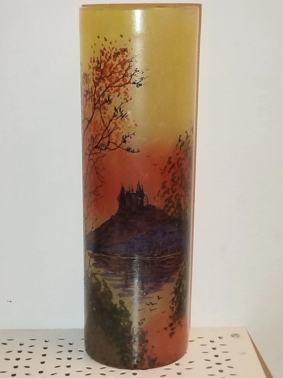 François Théodore Legras (1839-1916)- vase émaillé motif...