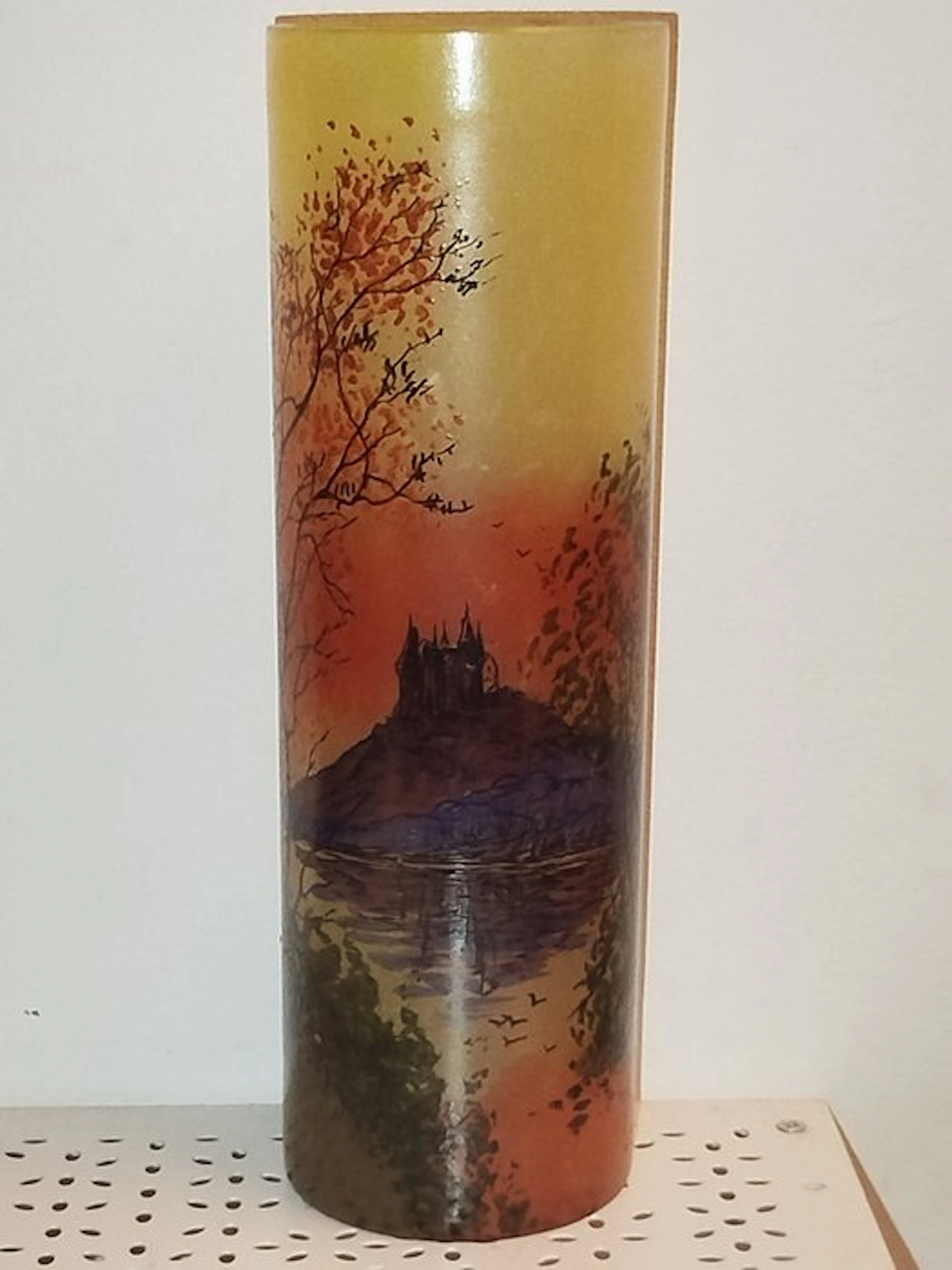 François Théodore Legras (1839-1916)- vase émaillé motif...
