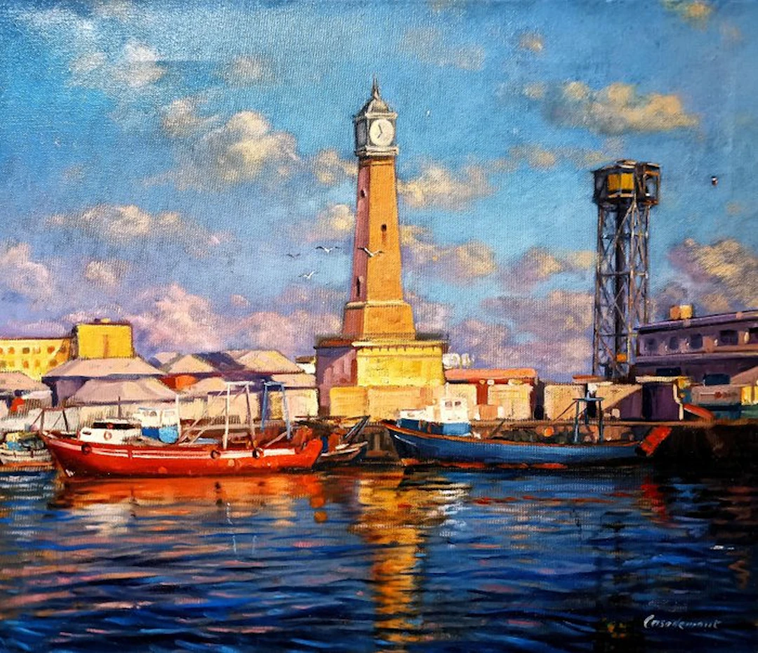 Pere Casademont (XX) - Reloj del Puerto de Barcelona
