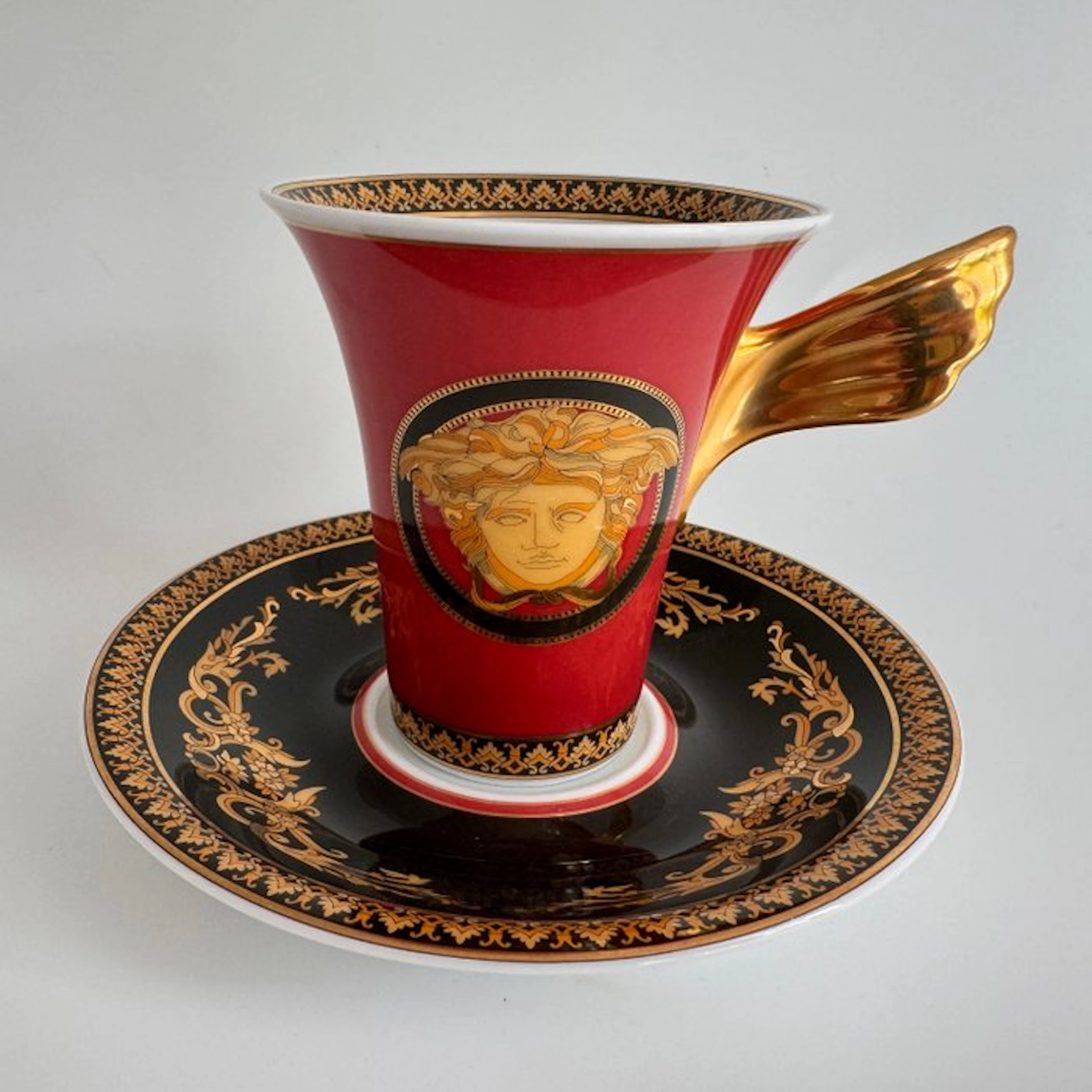 Rosenthal - Versace - Cup and saucer - 0,18 L Kaffeetasse...