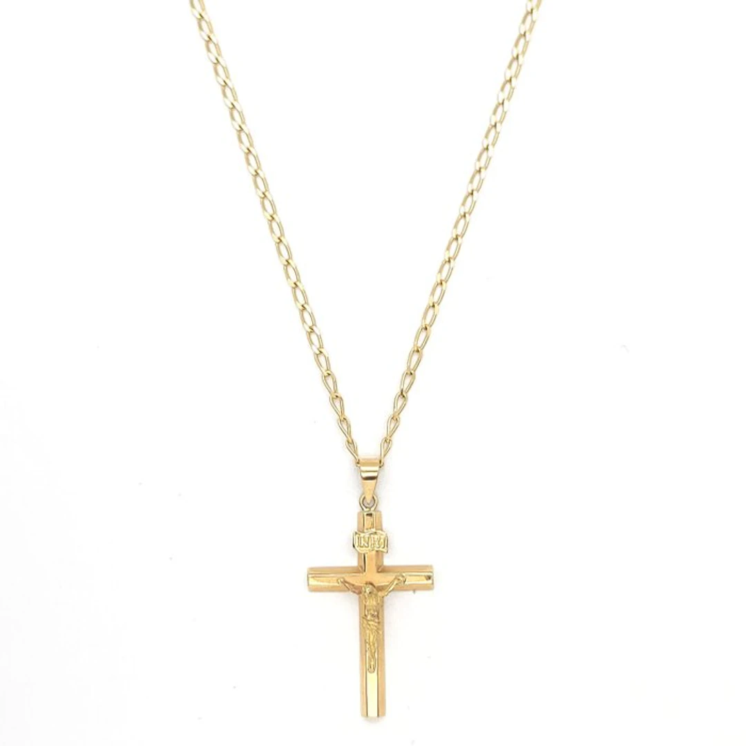 Necklace with pendant - 18 kt. Yellow gold