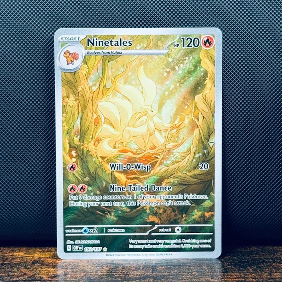 Pokémon Card - Ninetales 199 - Pokemon