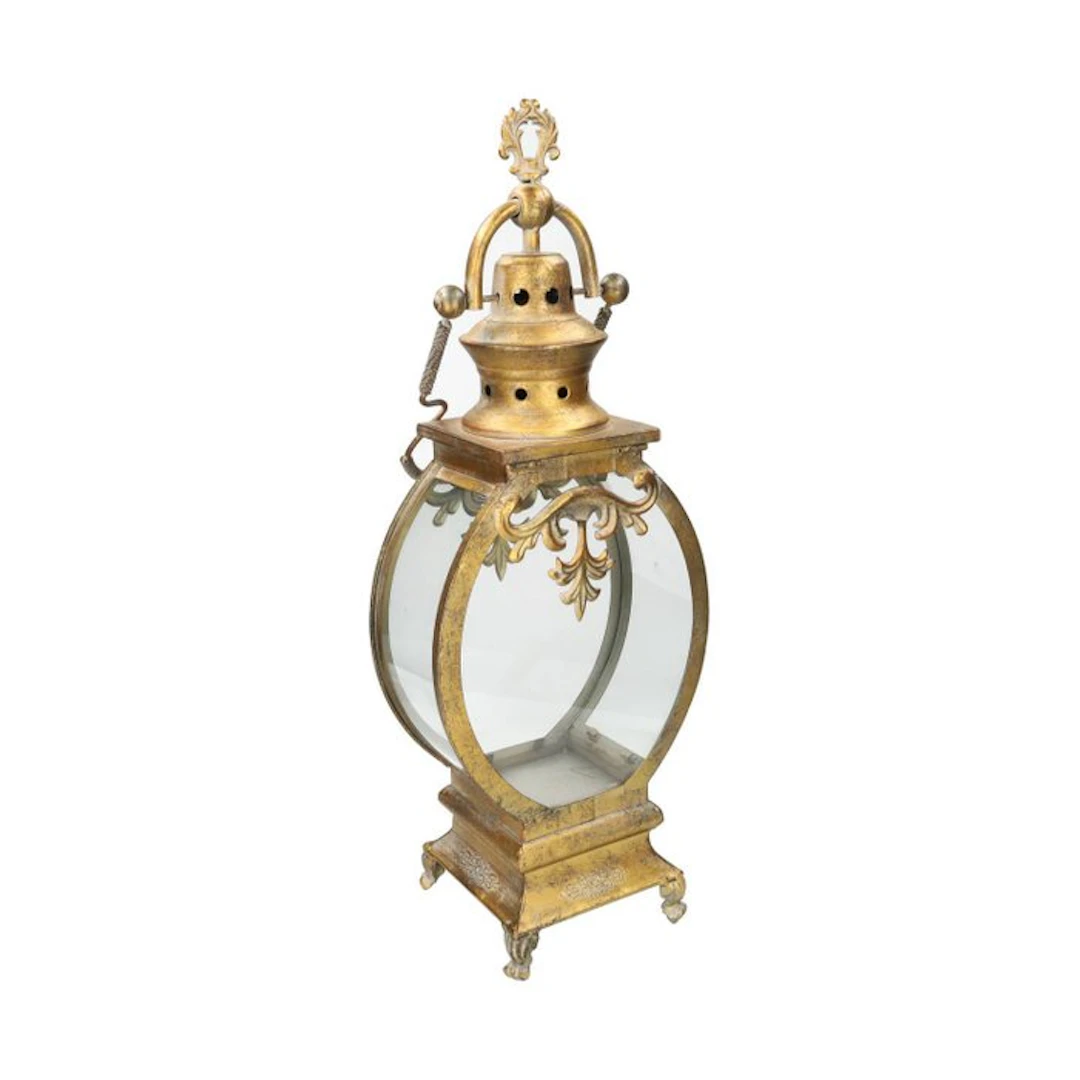 Lantern - Glass, Iron - 68 cm