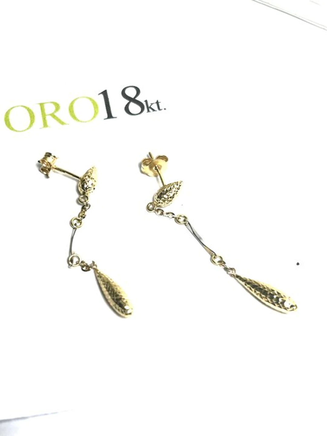 Stud earrings - 18 kt. White gold, Yellow gold