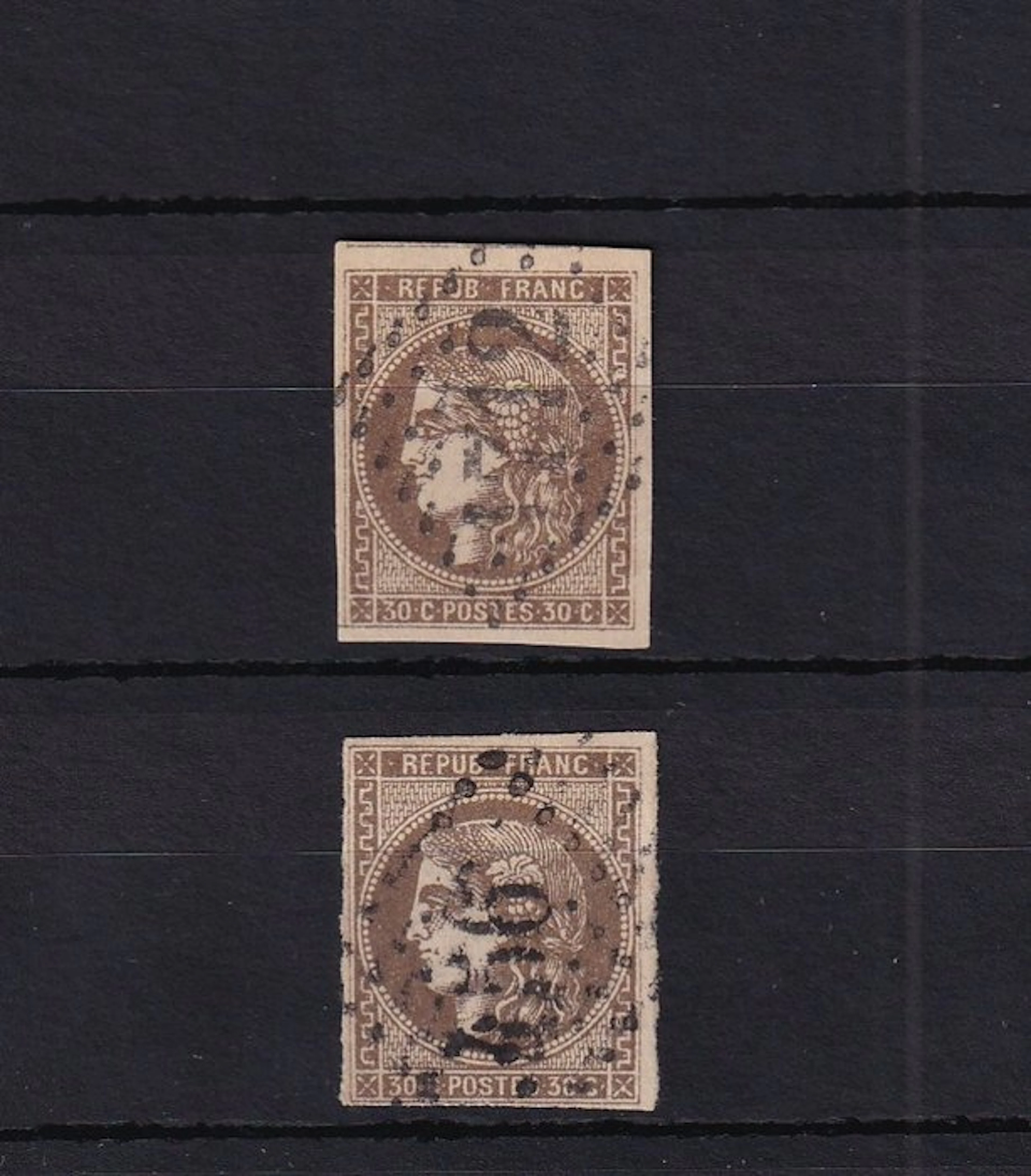 France 1870 - range of hues