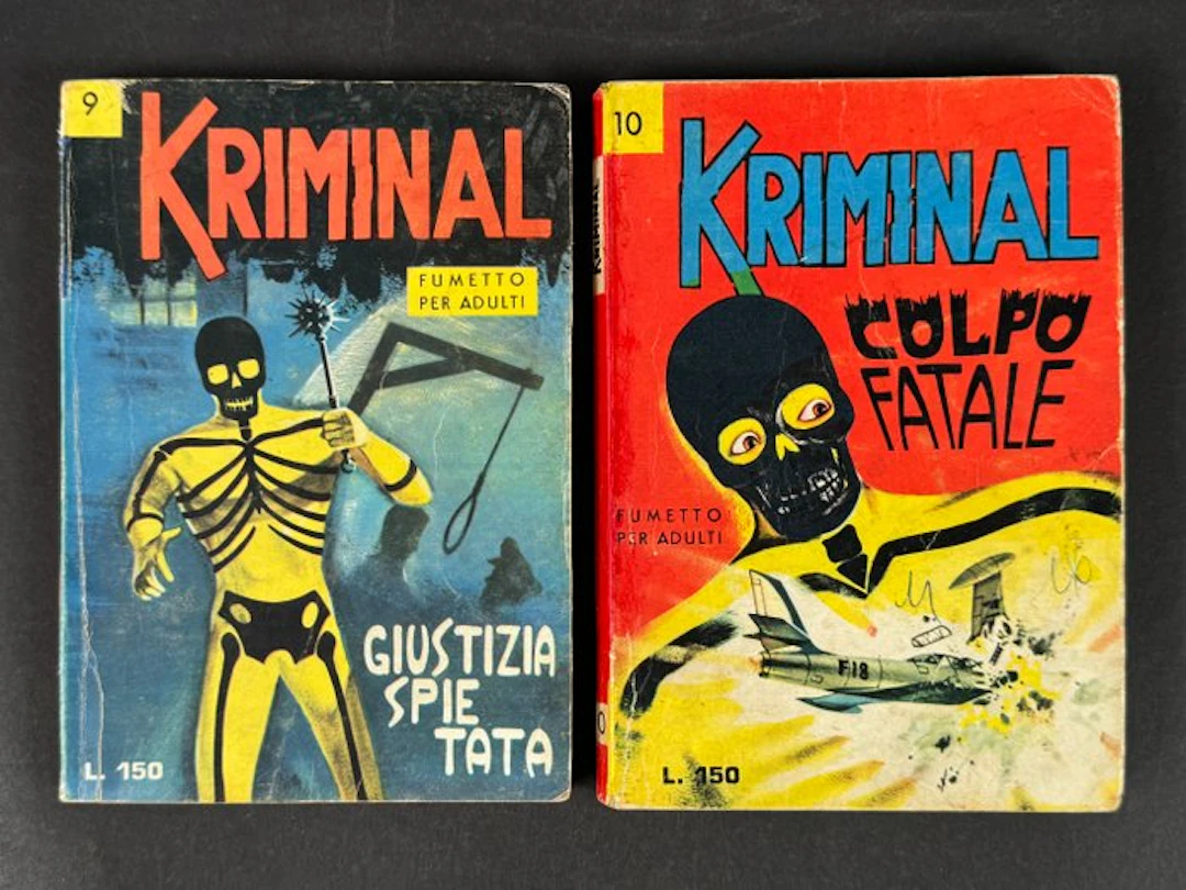 Kriminal nn. 9/10 - 2 Comic - First edition - 1964