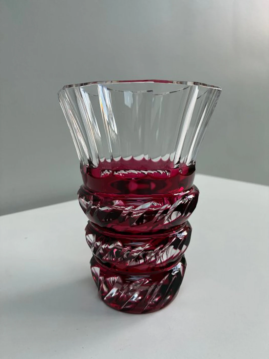 Val Saint Lambert - Vase - Aline CG 1080 - Crystal