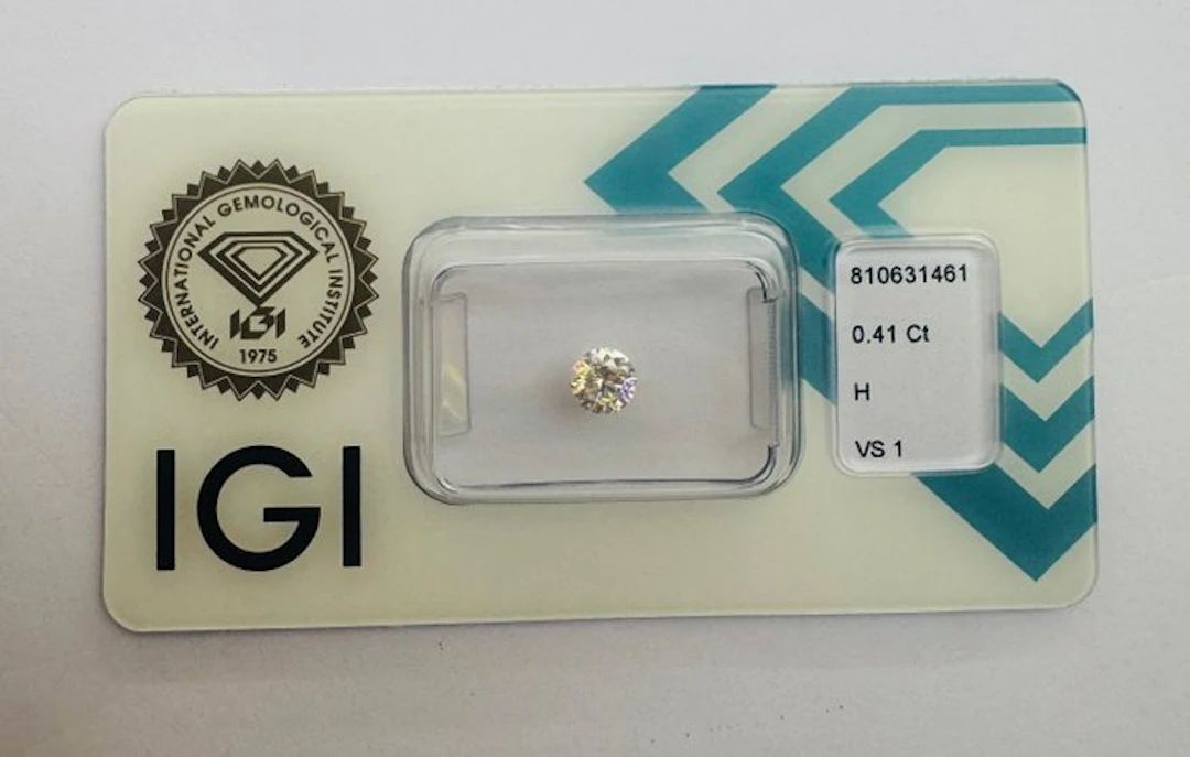 No reserve price - 1 pcs Diamond (Natural) - 0.41 ct...