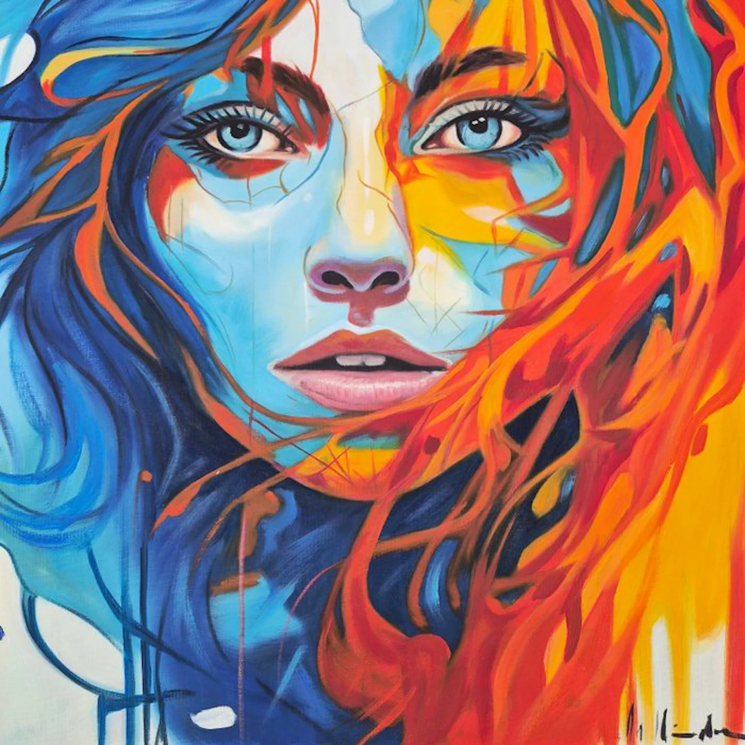DR HIDE - (100% handpainted !) Earth Beauty