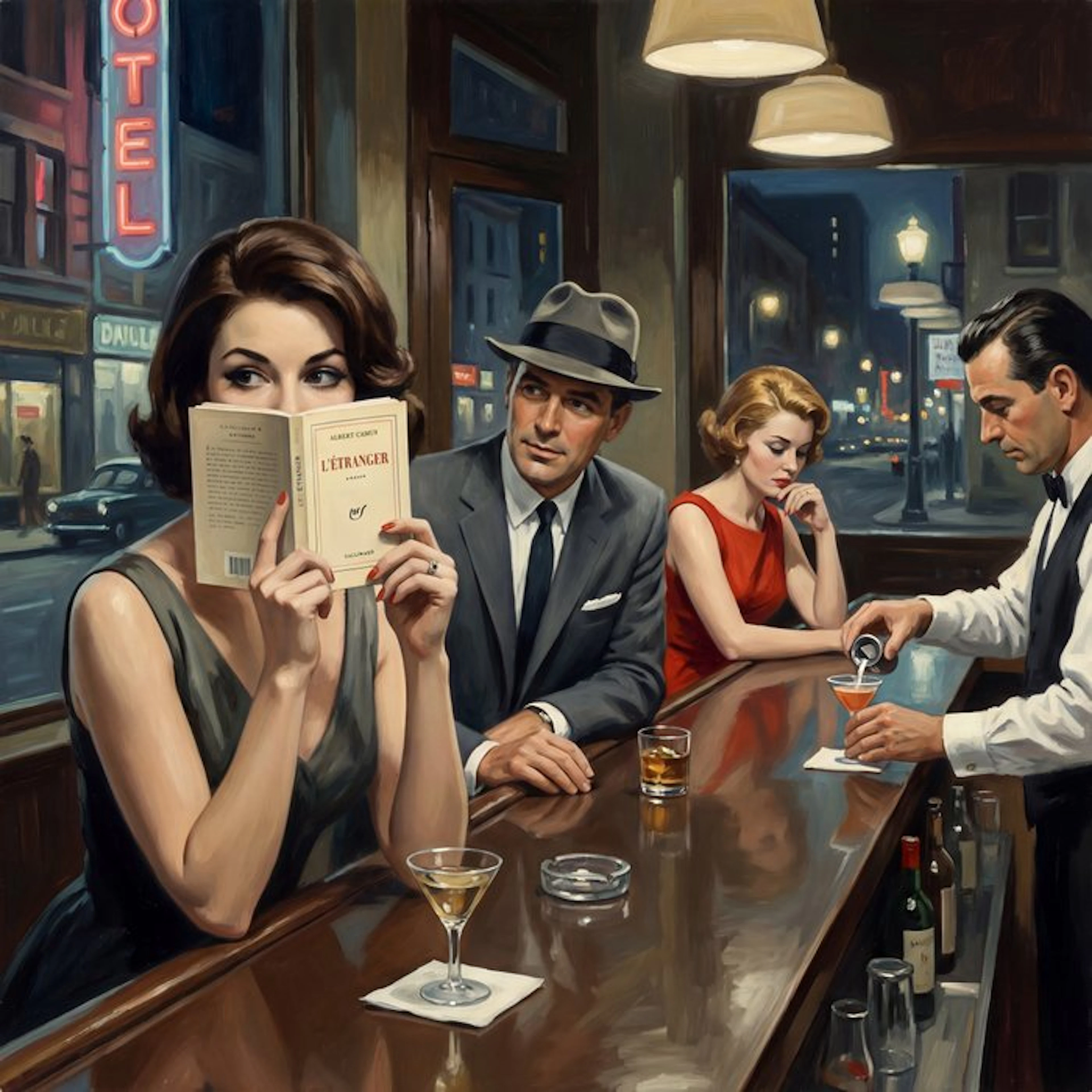 Le Yack - Everyone Is Looking Somewhere Else - Hand signed
