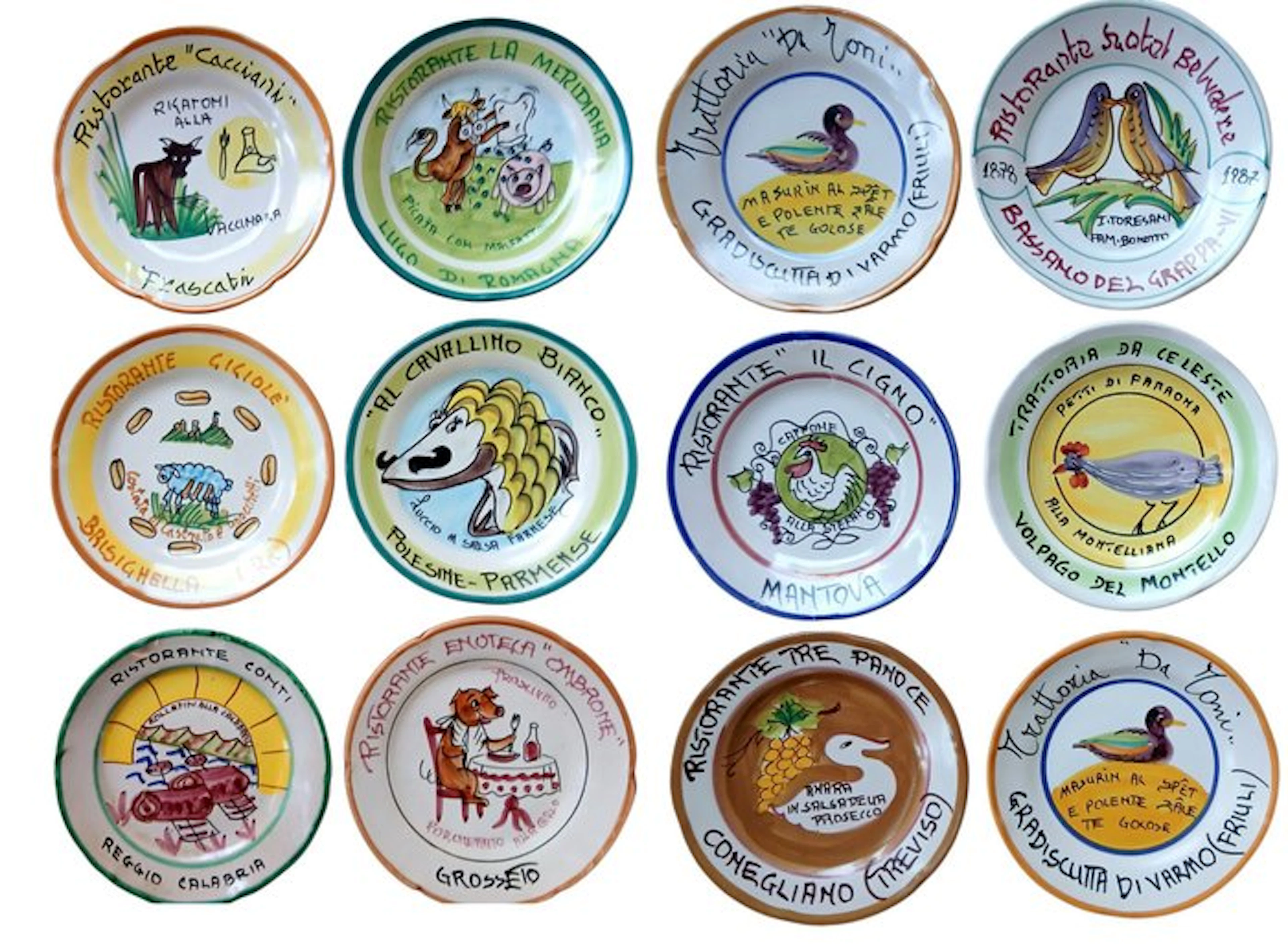 Buon Ricordo - Ceramica Vietri Mare - Dish (12) - Ceramic...