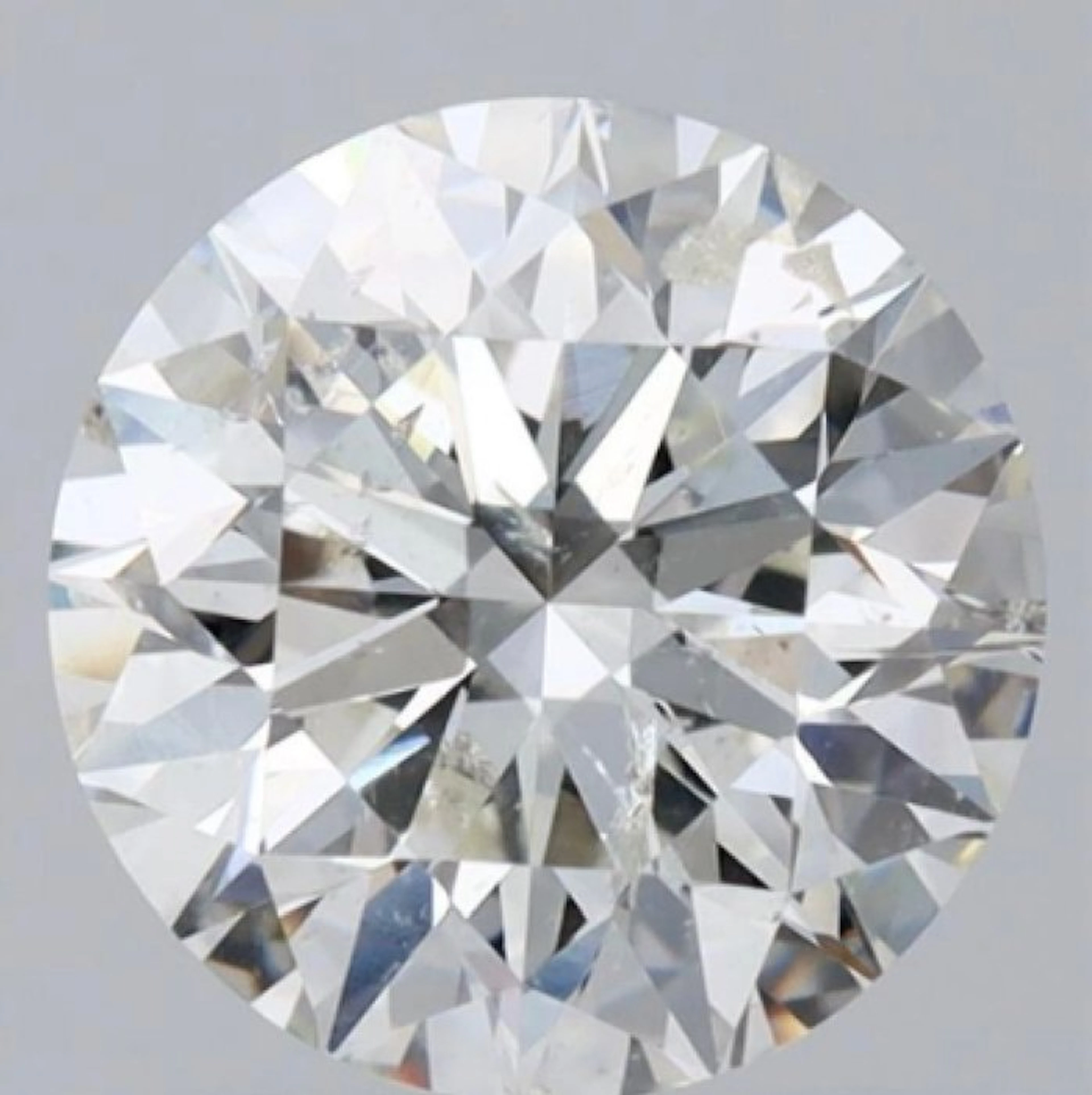 1 pcs Diamond (Natural) - 1.56 ct - Round - G - SI2 - HRD Antwerp