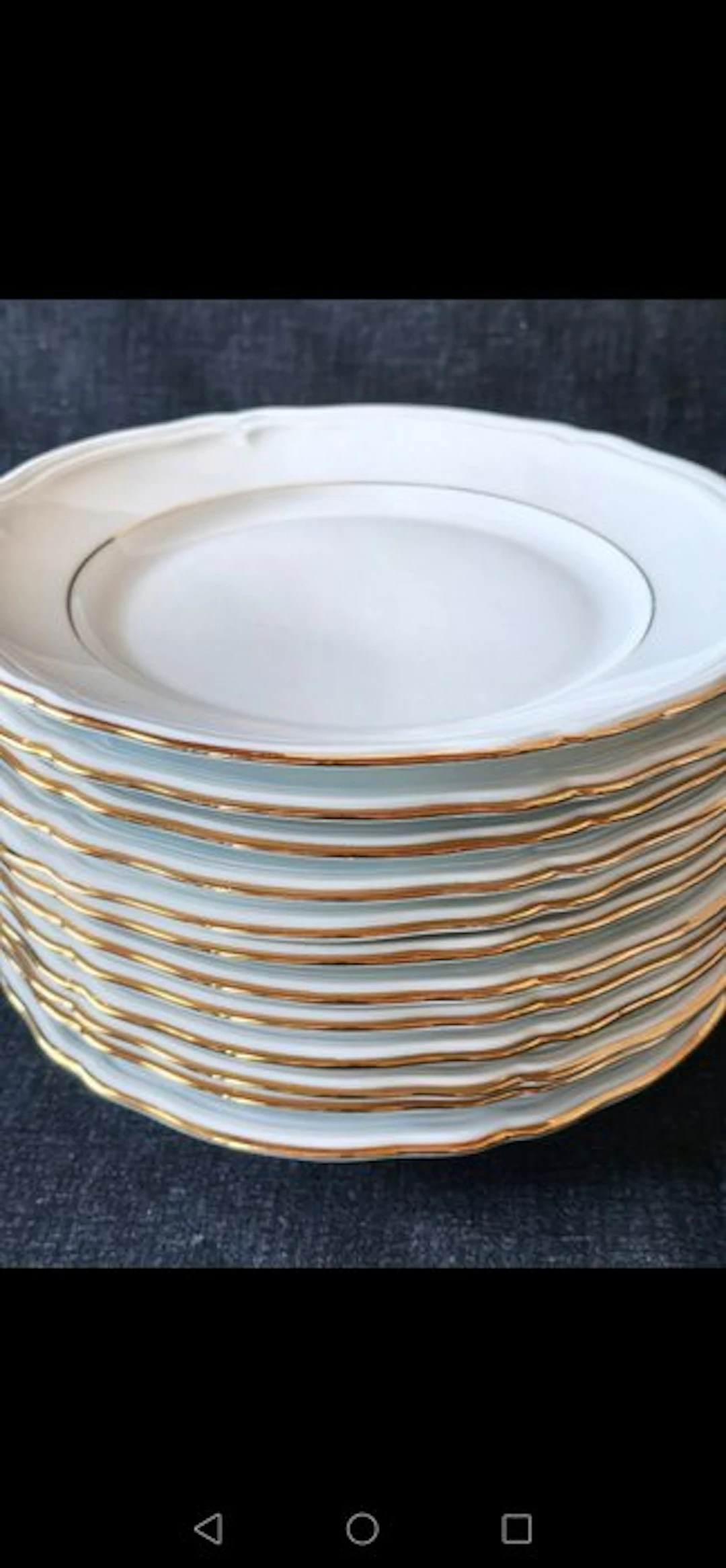 Seltman Weiden - Table service (12) - Marie Luise - Porcelain - gold border