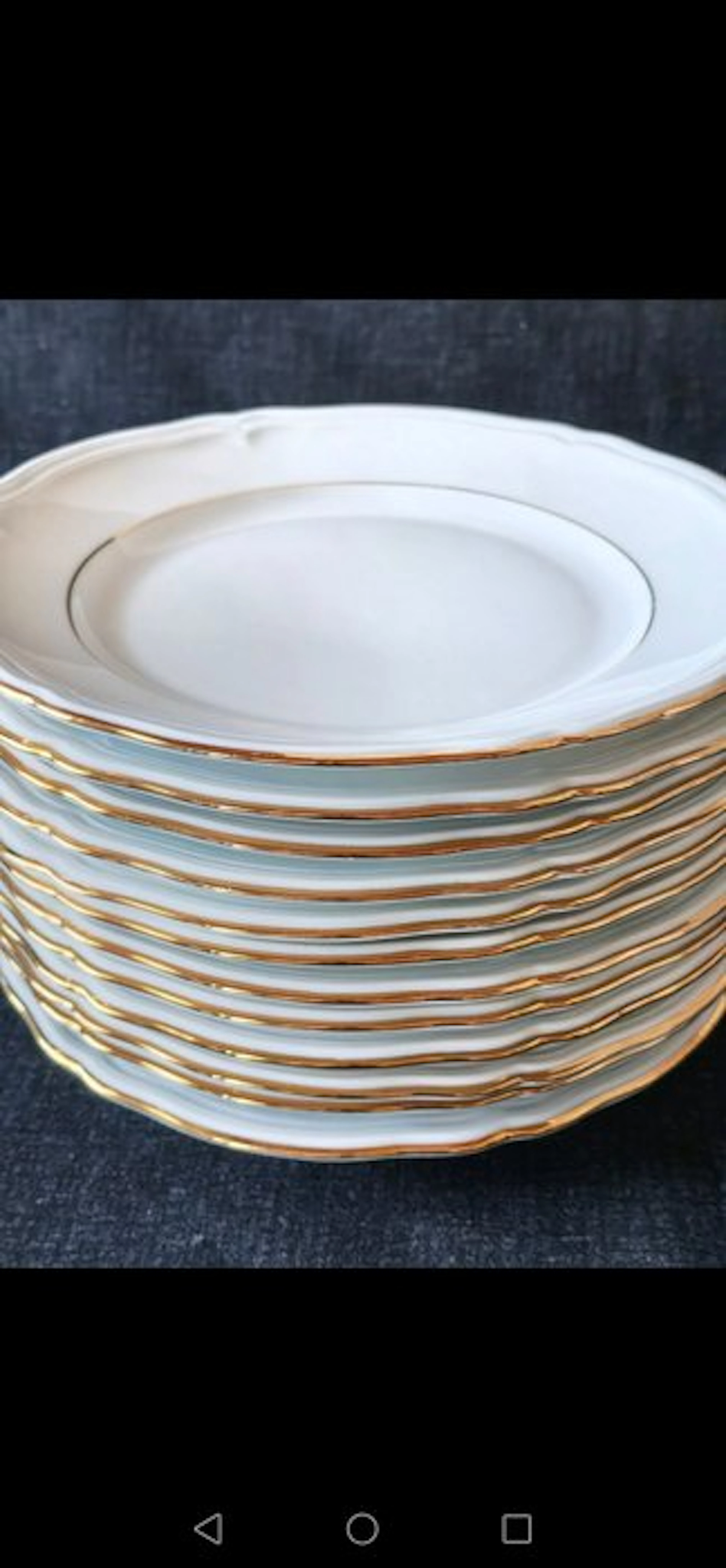 Seltman Weiden - Table service (12) - Marie Luise - Porcelain - gold border
