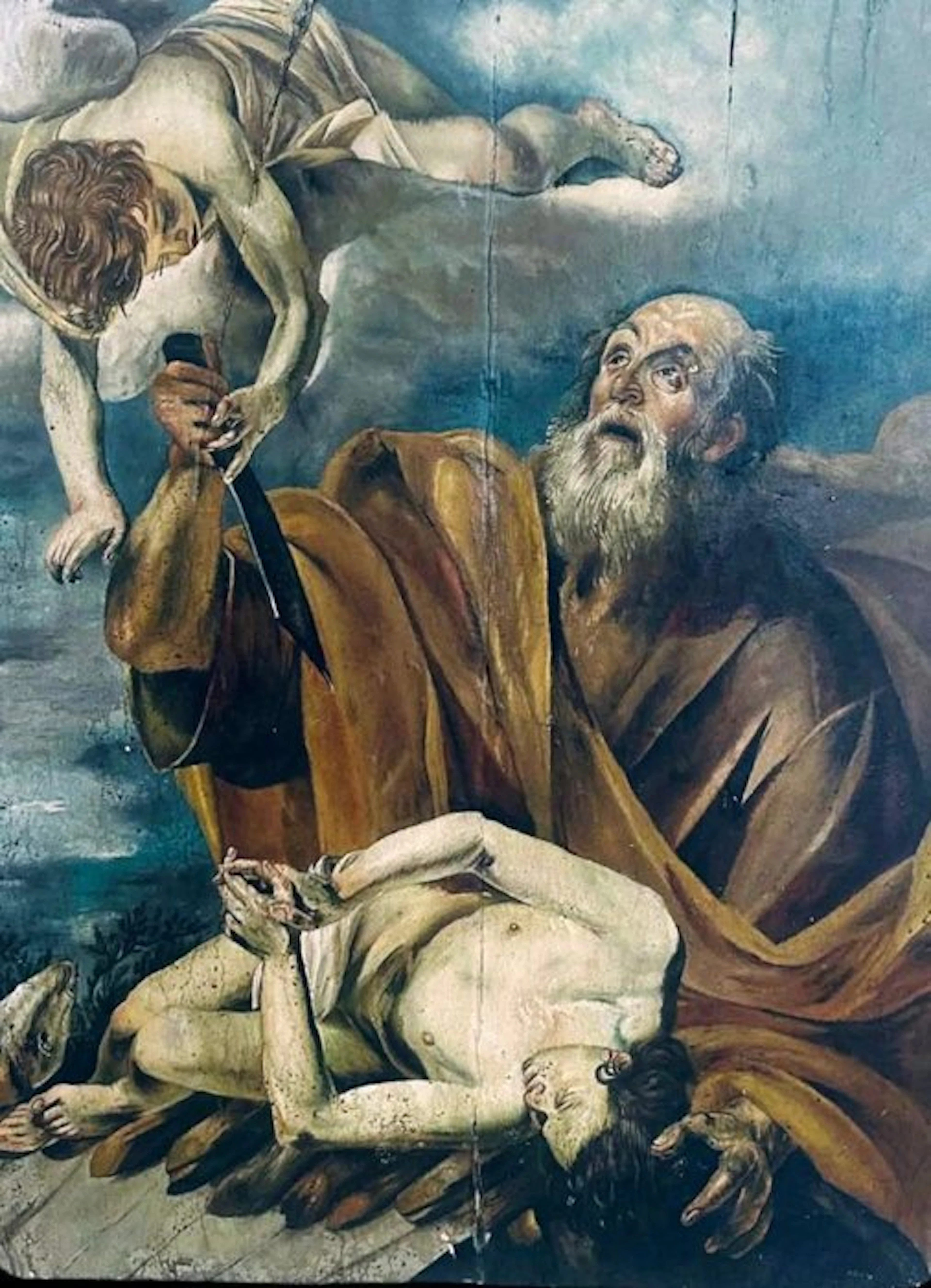 Scuola italiana (XIX-XX) - Il sacrificio di Isacco - NO RESERVE