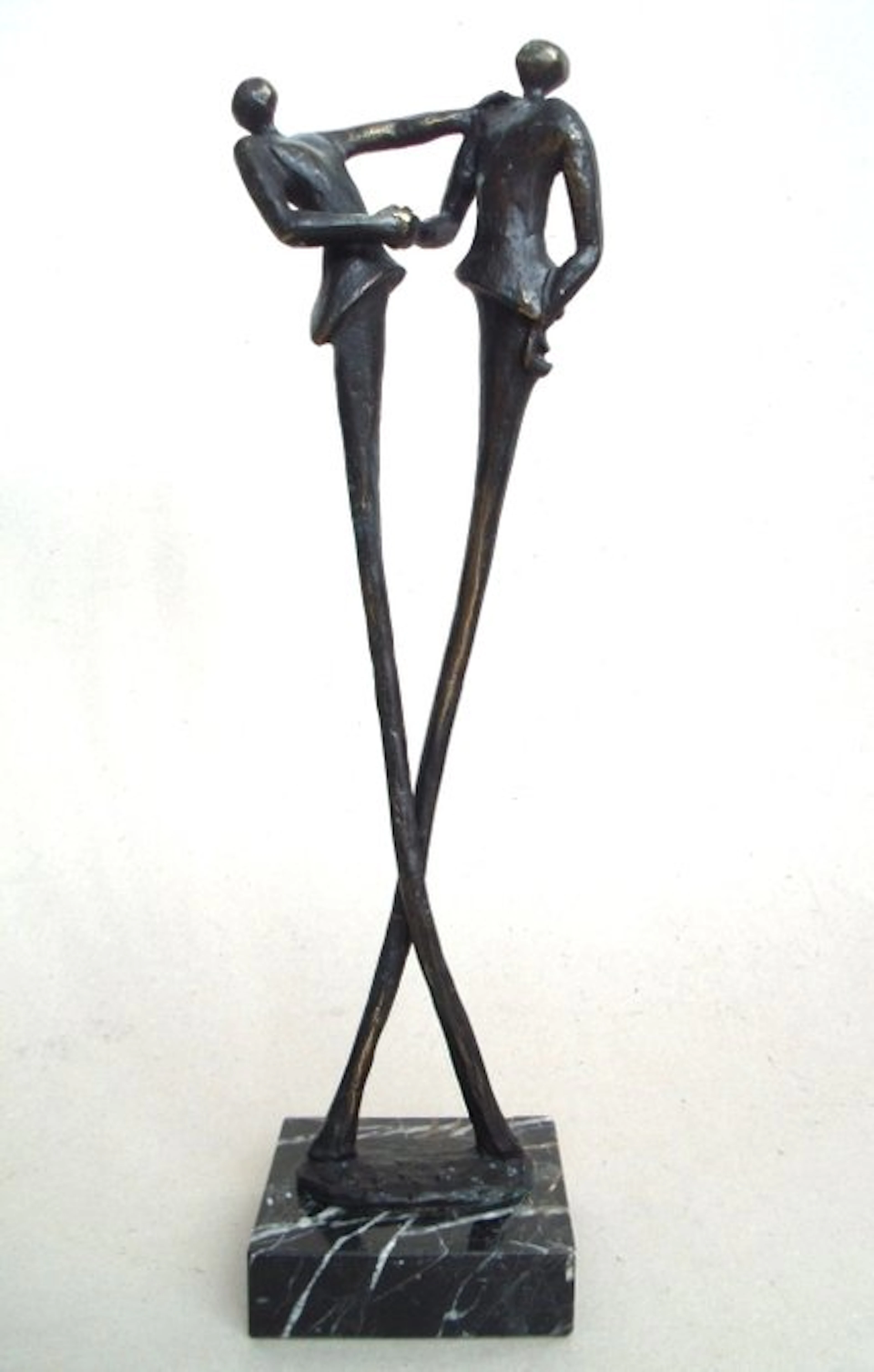 Ger van Tankeren (1964) - Figure - Dank - 40 cm - bronzed alloy
