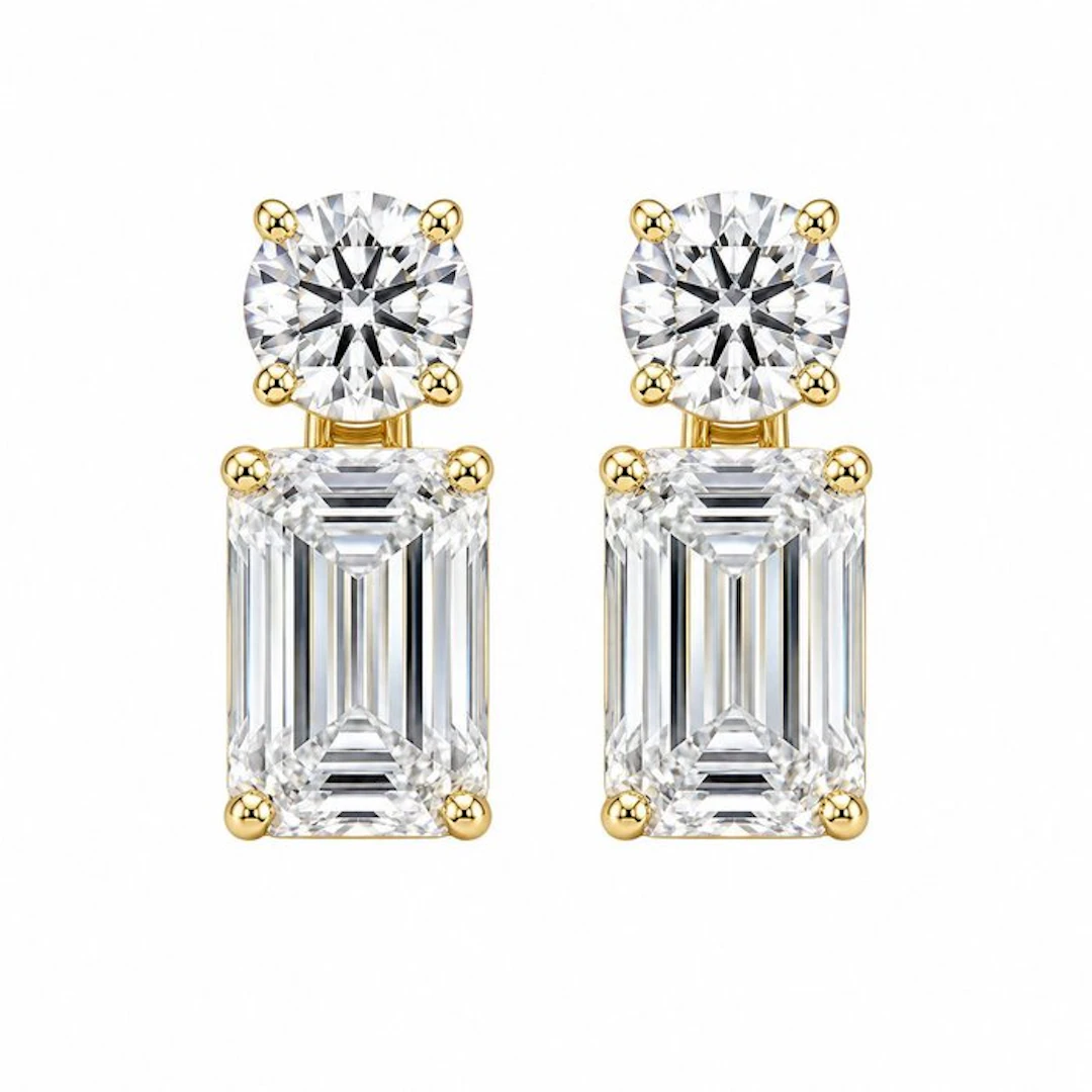 No reserve price - Earrings - 14 kt