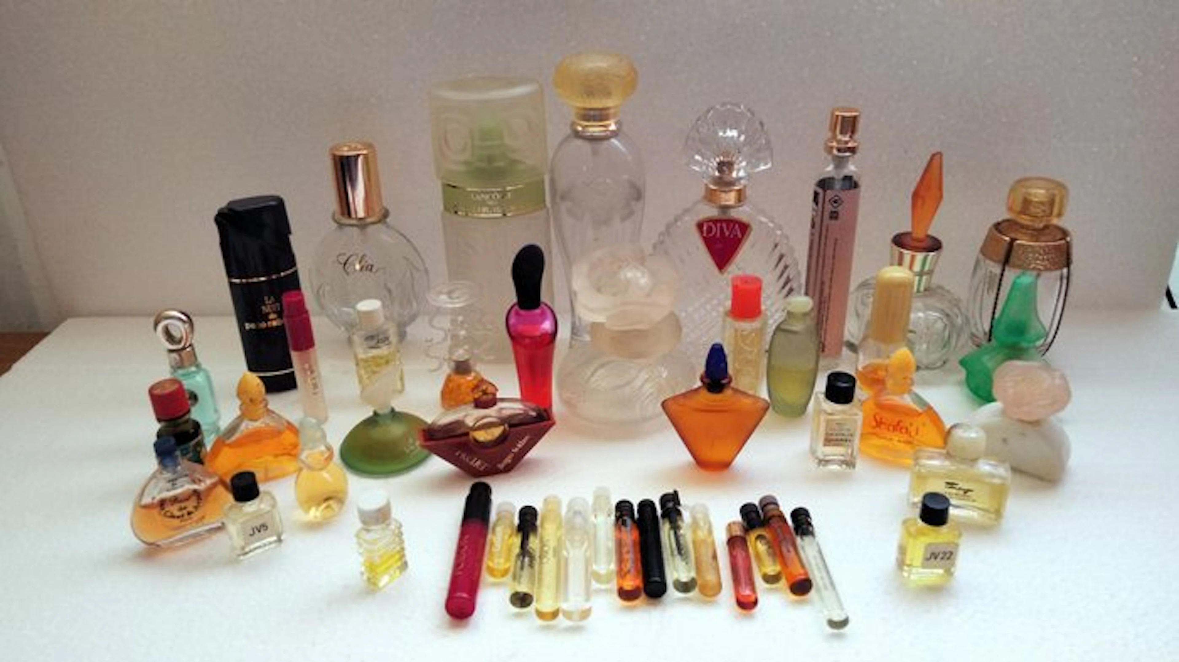 Branded merchandise collection - Brand-name perfume bottle collection