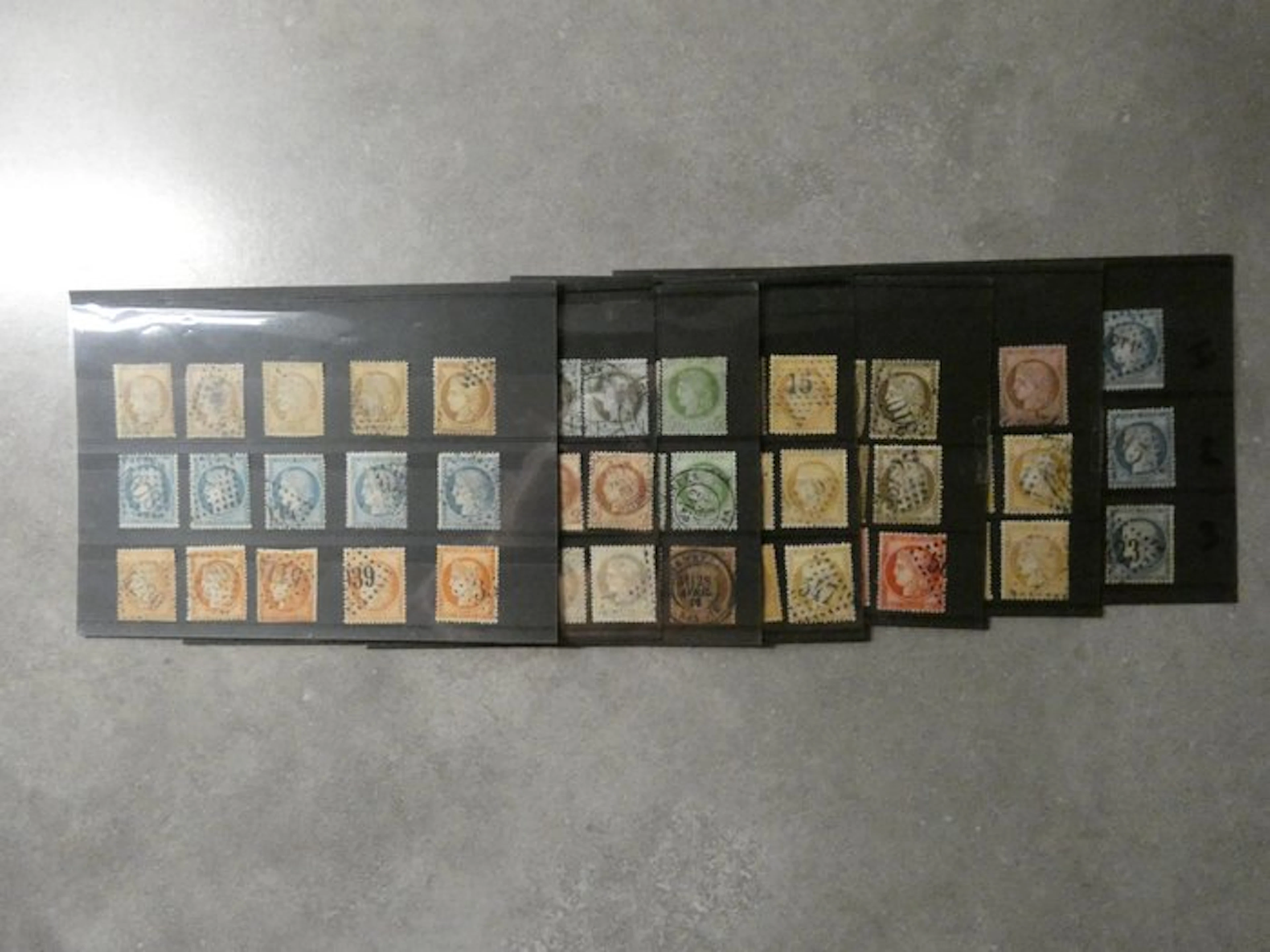 France 1870/1875 - France - Cérès, issues 36–38 and 50–60 - Y&T 2026