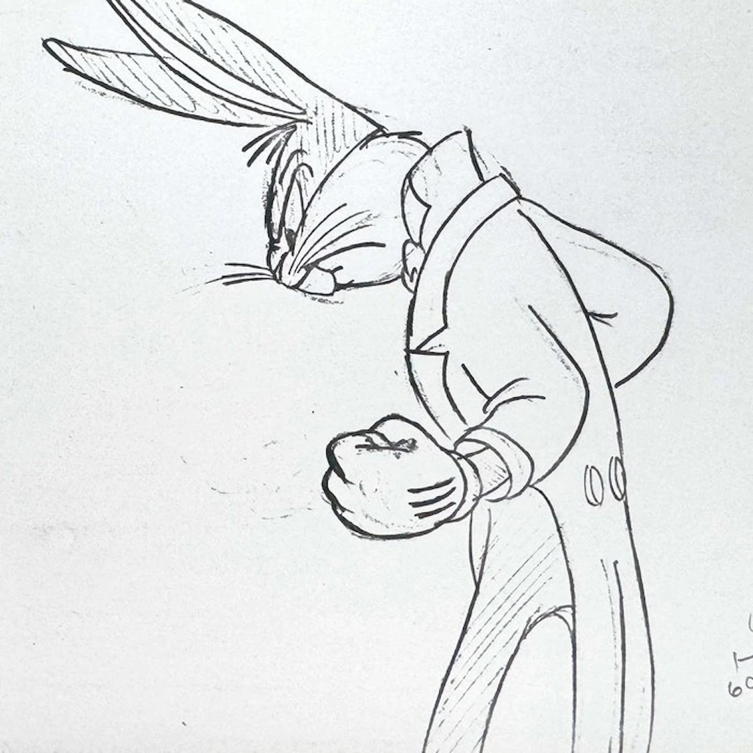 BUGS BUNNY : Original copy from 1949 from Virgil Ross Archive - (Warner Bros.)