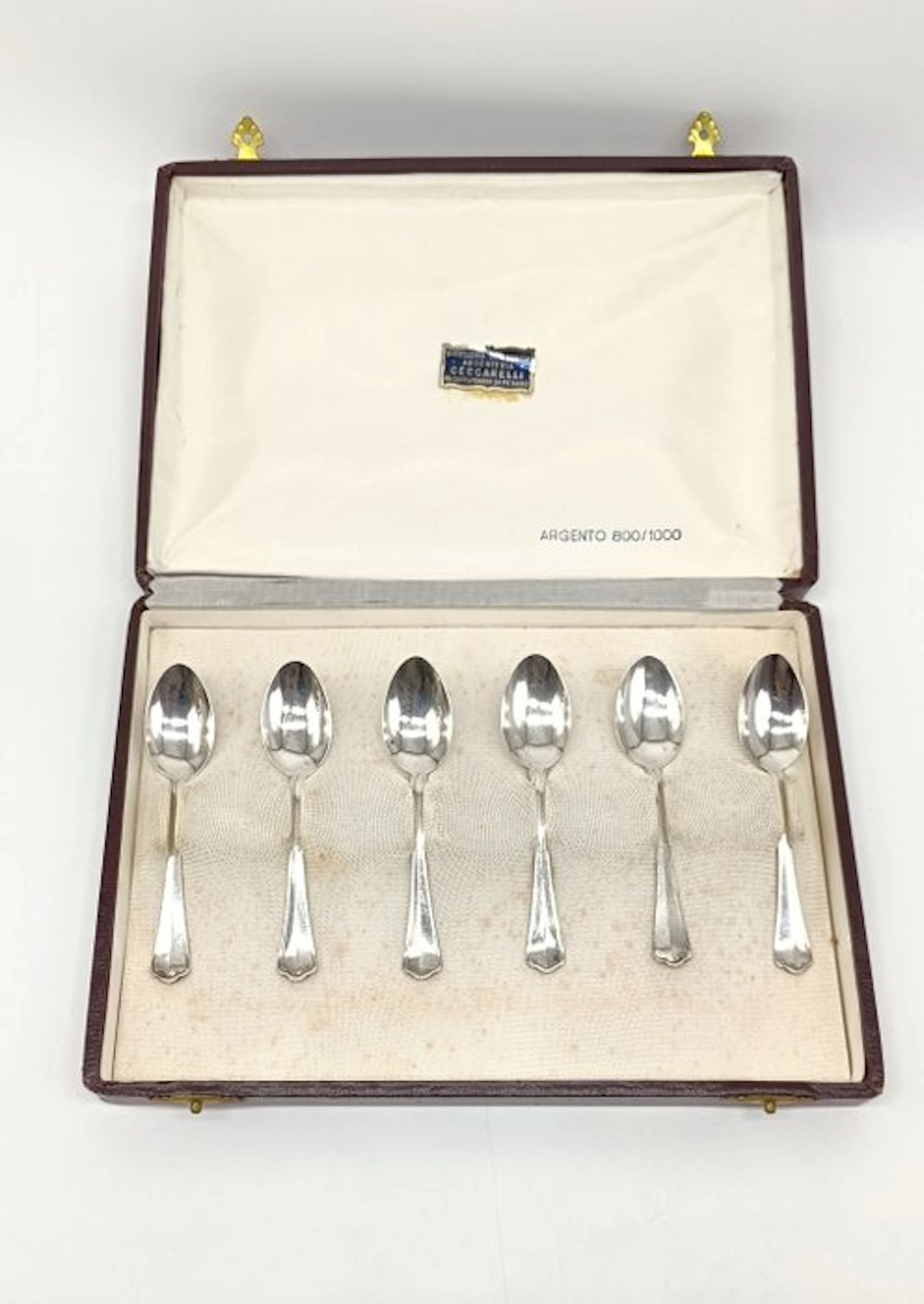 Zaramella, 30 PD - Coffee spoon (6) - .800 silver