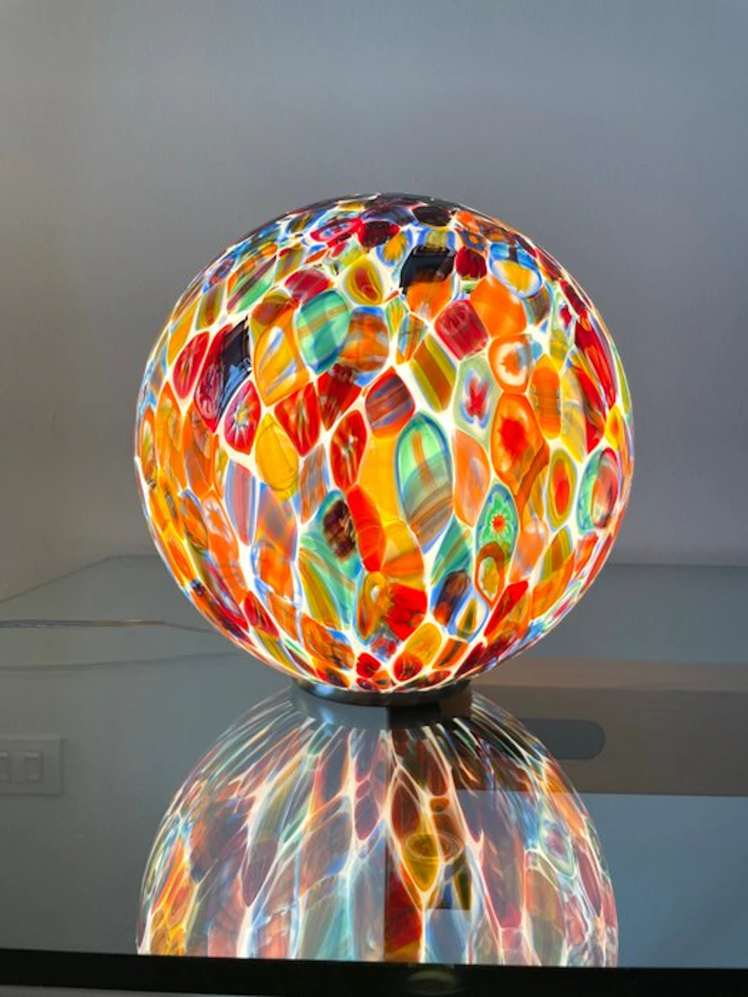 MIMU interior - Table lamp - Murrine Millefiori lamp D30 - Murano glass