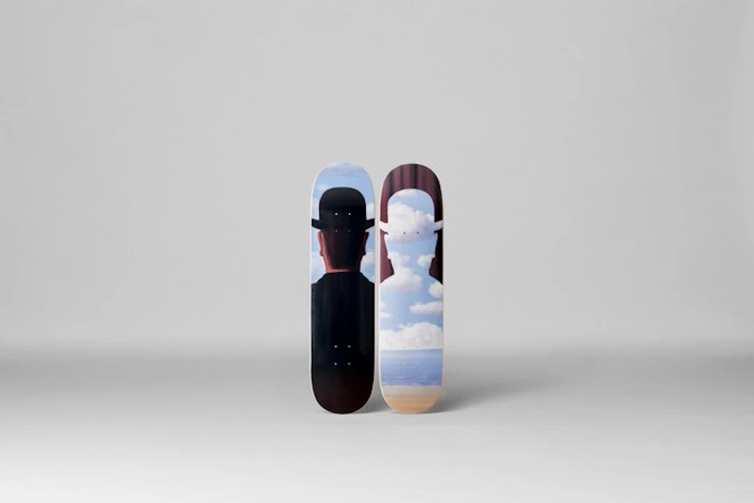 René Magritte (after) x the Skateroom - Décalcomanie
