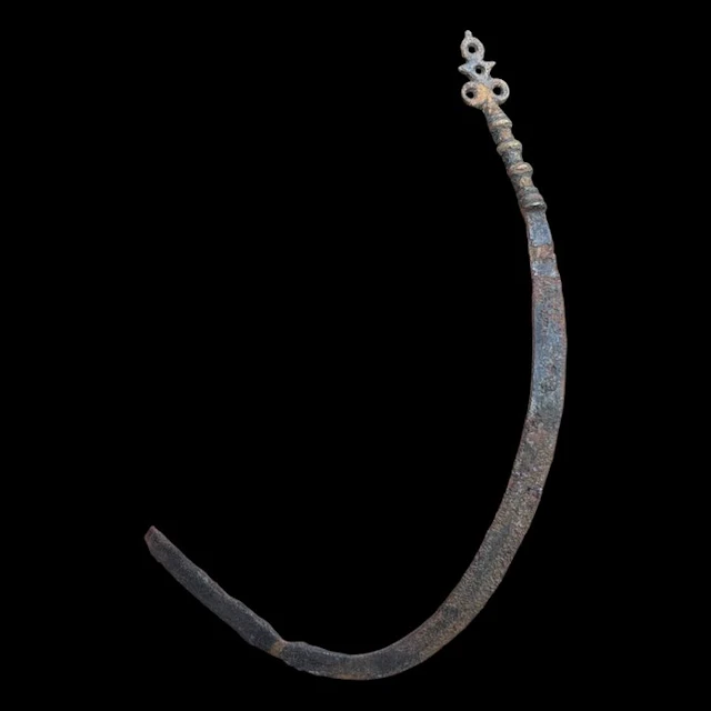 Medieval Bronze Very rare temple ring (sleep ring) - Very...
