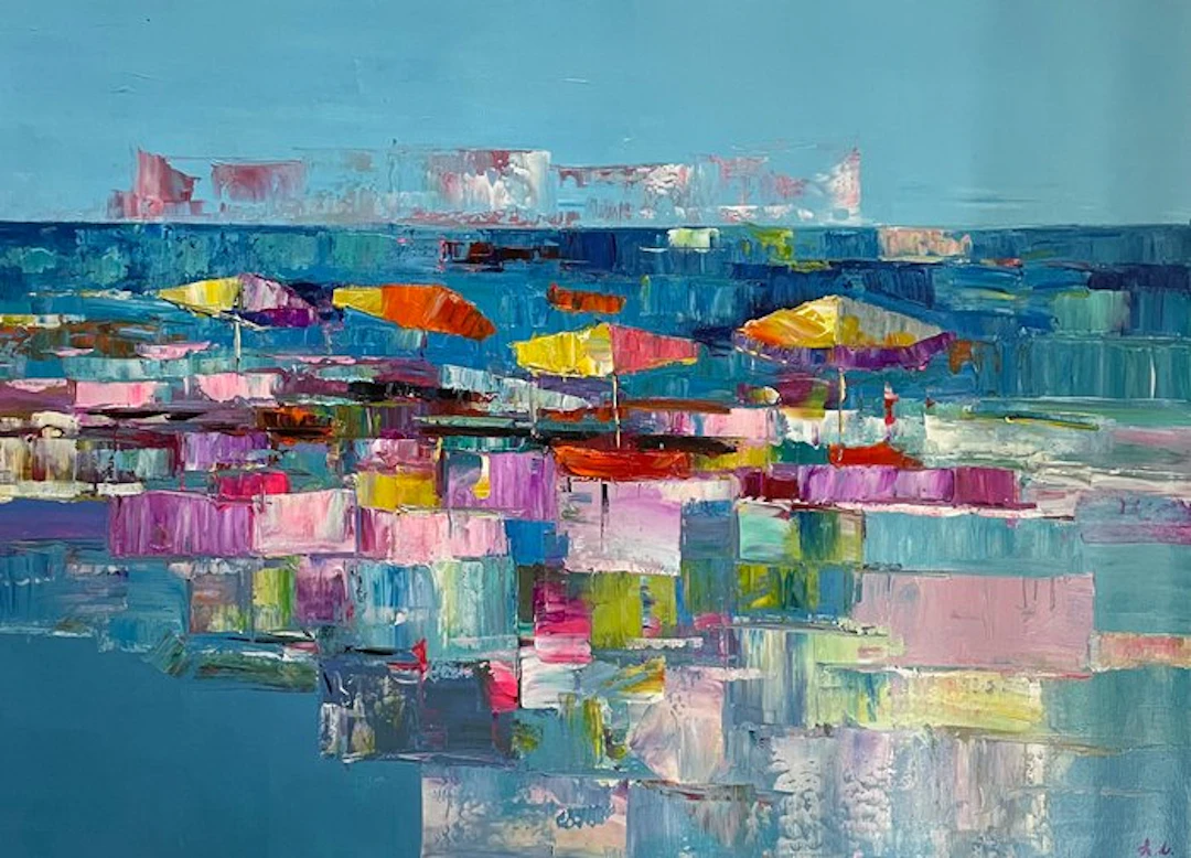 Andrea Loria (1963) - Mosaico sul mare